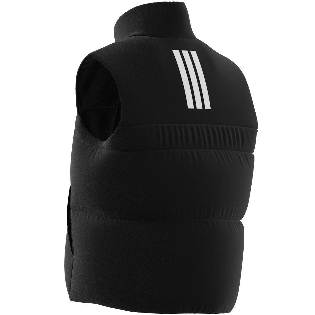 3-Stripes Puffy Vest, Black, A701_ONE, large image number 8