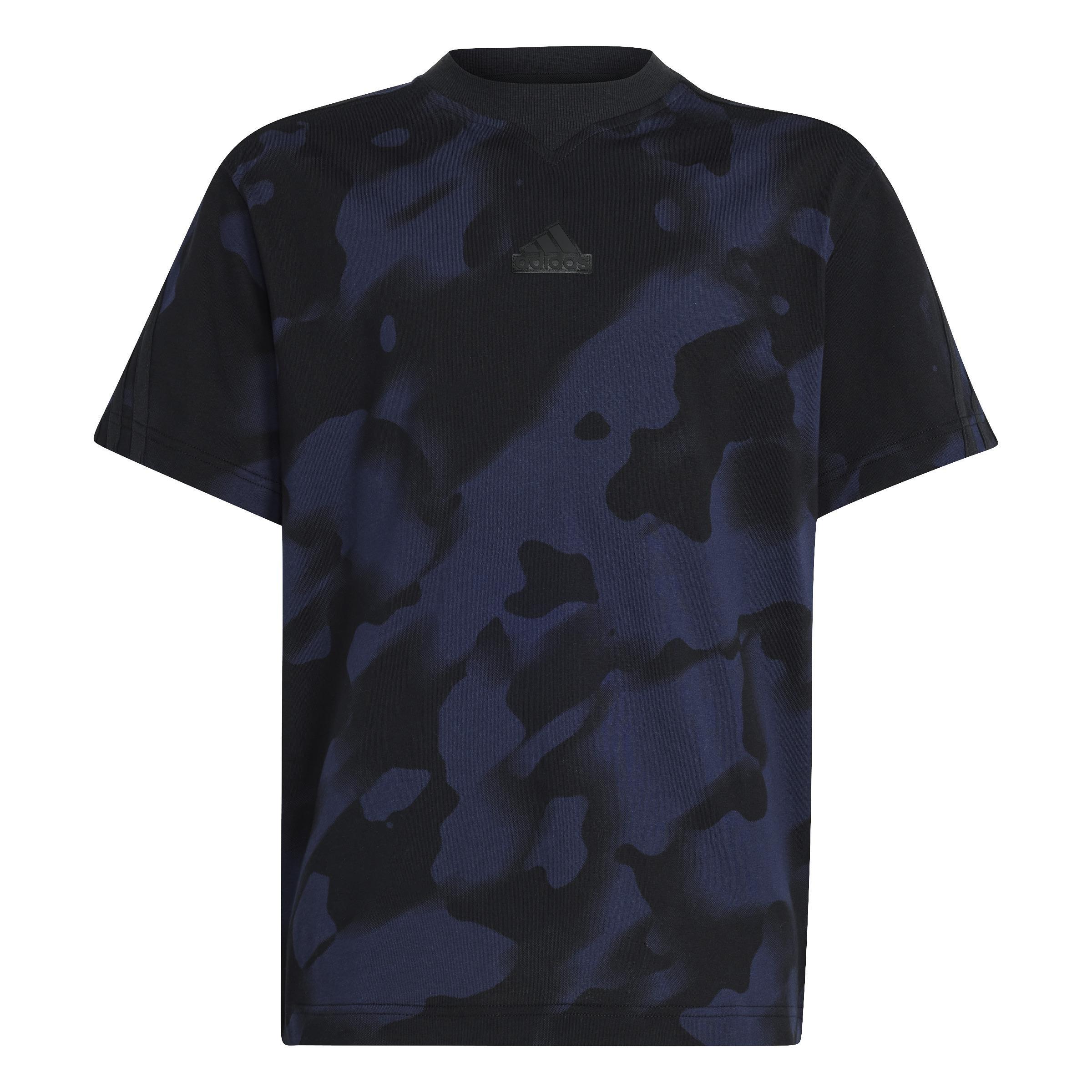 Future Icons Camo Printed T-Shirt, Black, A701_ONE, large image number 1