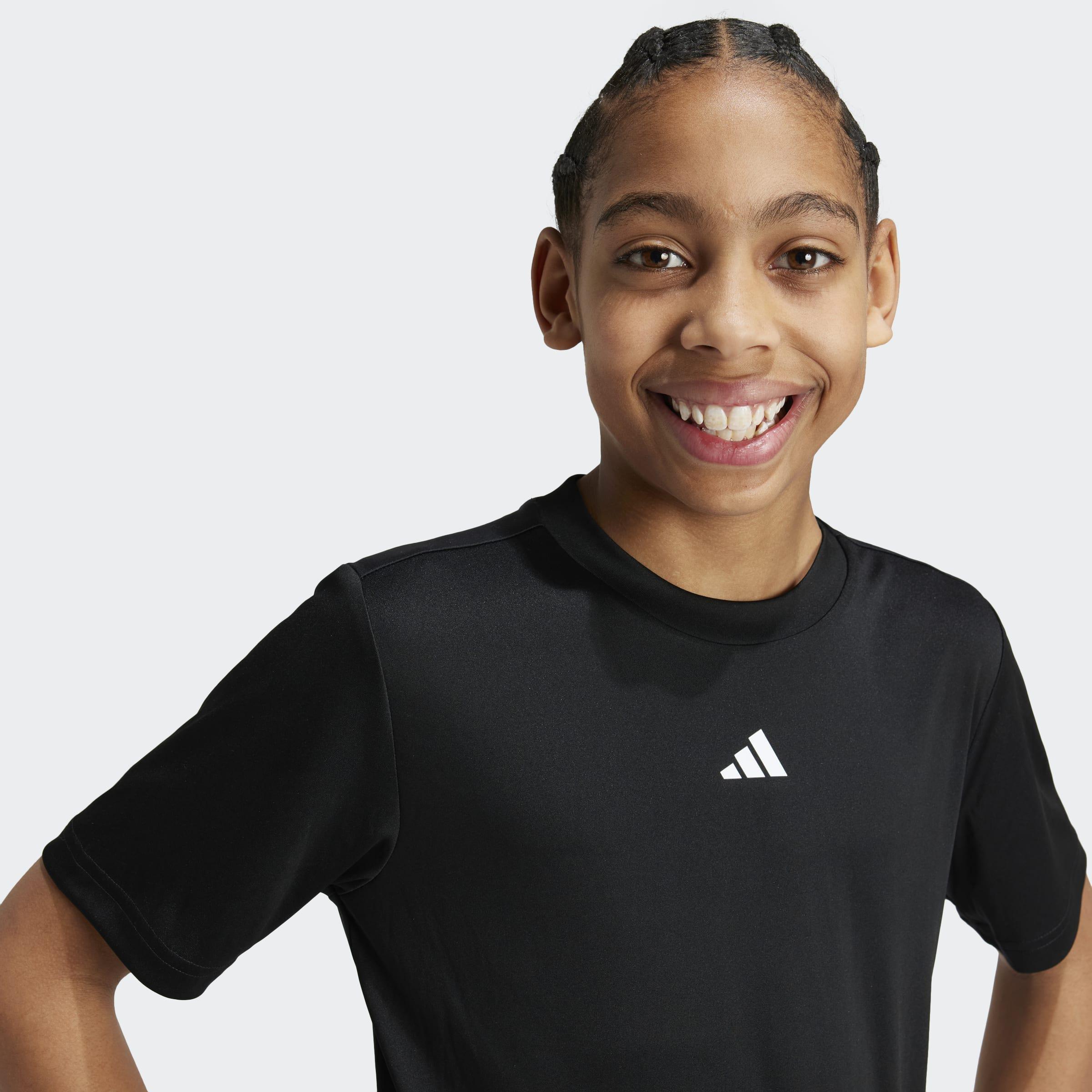 Kids Unisex Train Essentials Logo Regular Fit T-Shirt, Black, A701_ONE, large image number 1