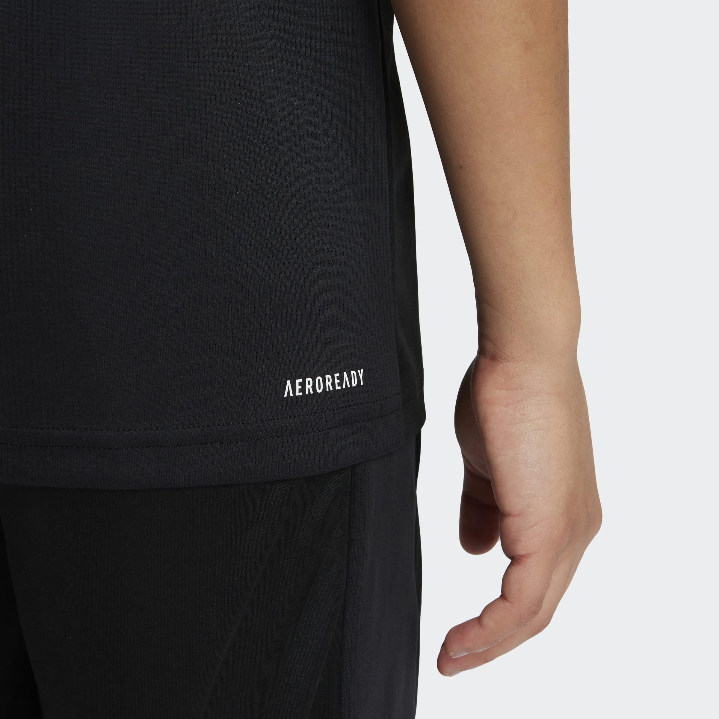 Kids Unisex Train Essentials Logo Regular Fit T-Shirt, Black, A701_ONE, large image number 2