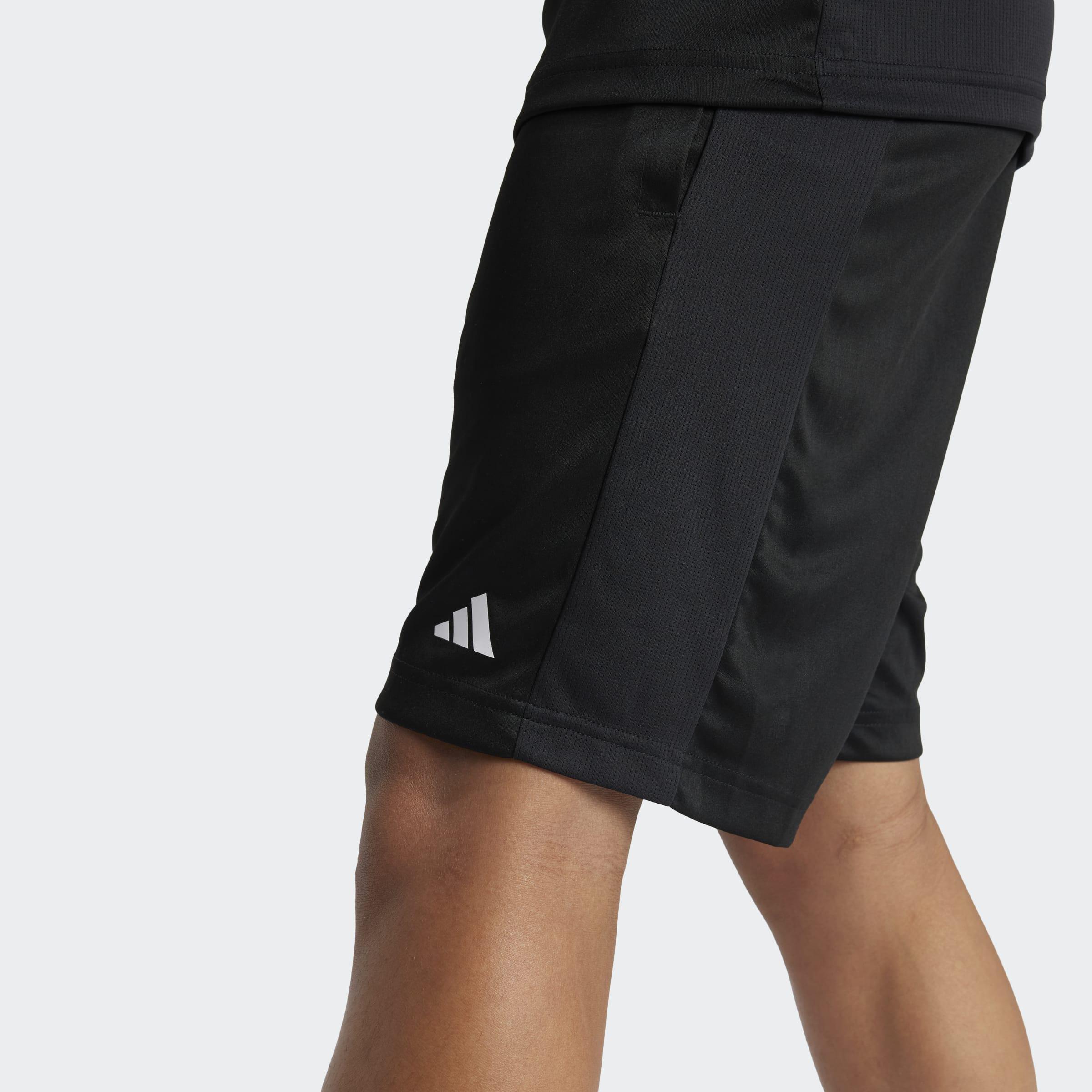 Unisex Kids Train Essentials Logo Regular Fit Shorts, Black, A701_ONE, large image number 8
