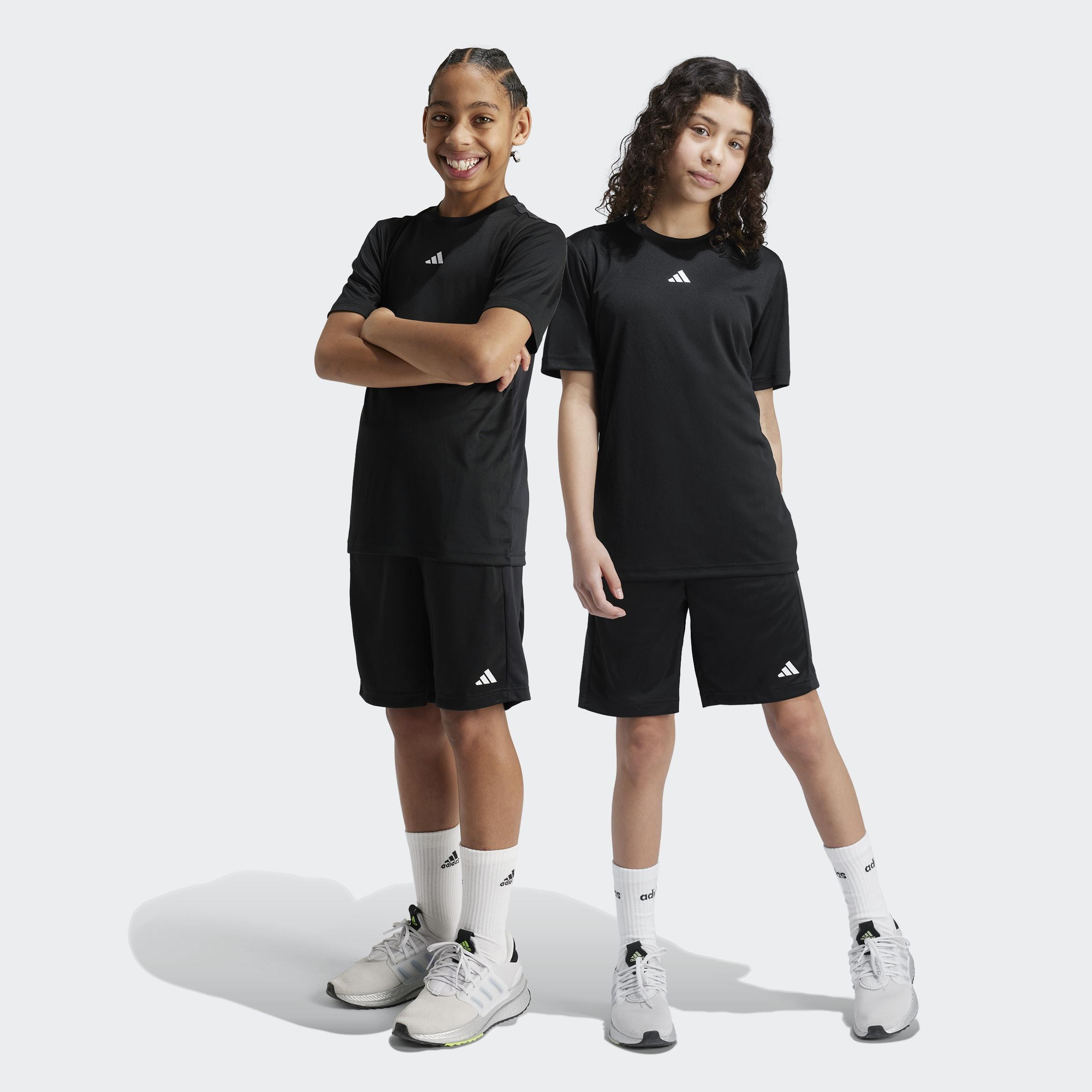 Unisex Kids Train Essentials Logo Regular Fit Shorts, Black, A701_ONE, large image number 12