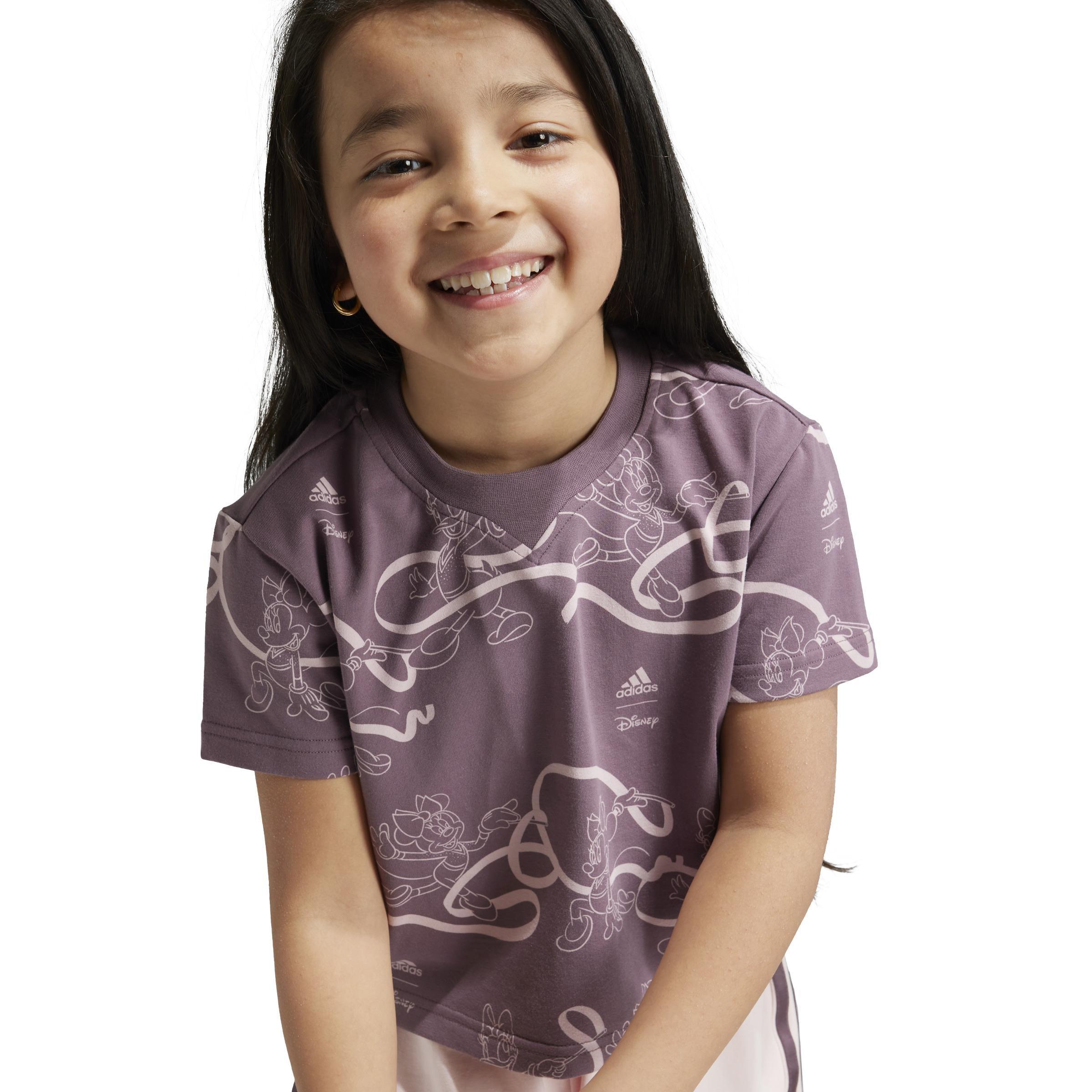 Kids Unisex Disney Minnie And Daisy Tee Set, Purple, A701_ONE, large image number 3