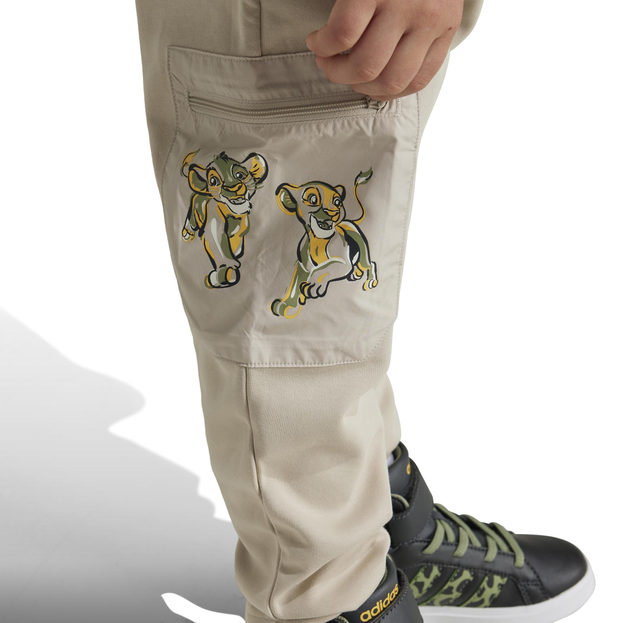 Kids Unisex Disney Lion King Joggers, Beige, , large image number 4