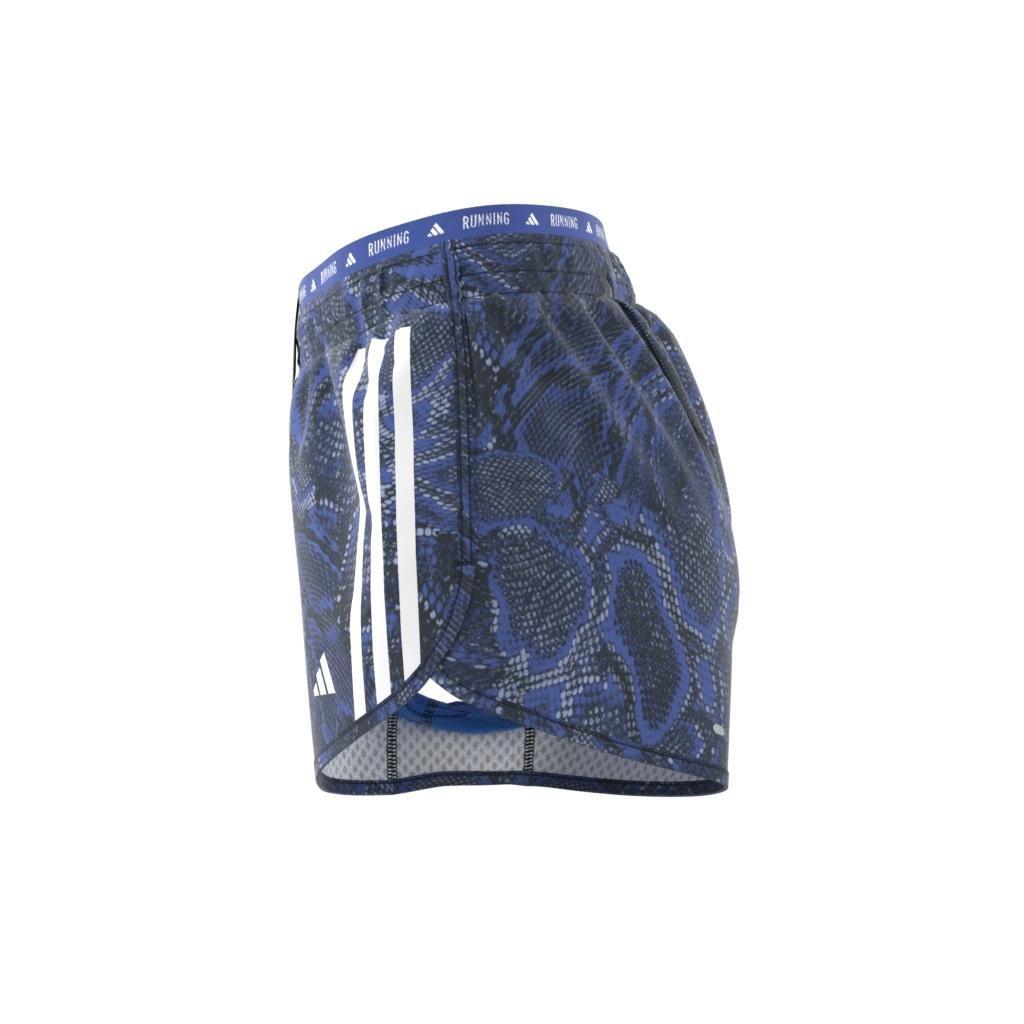 Own the Run Excite Allover Print AEROREADY Shorts, Blue, A701_ONE, large image number 11