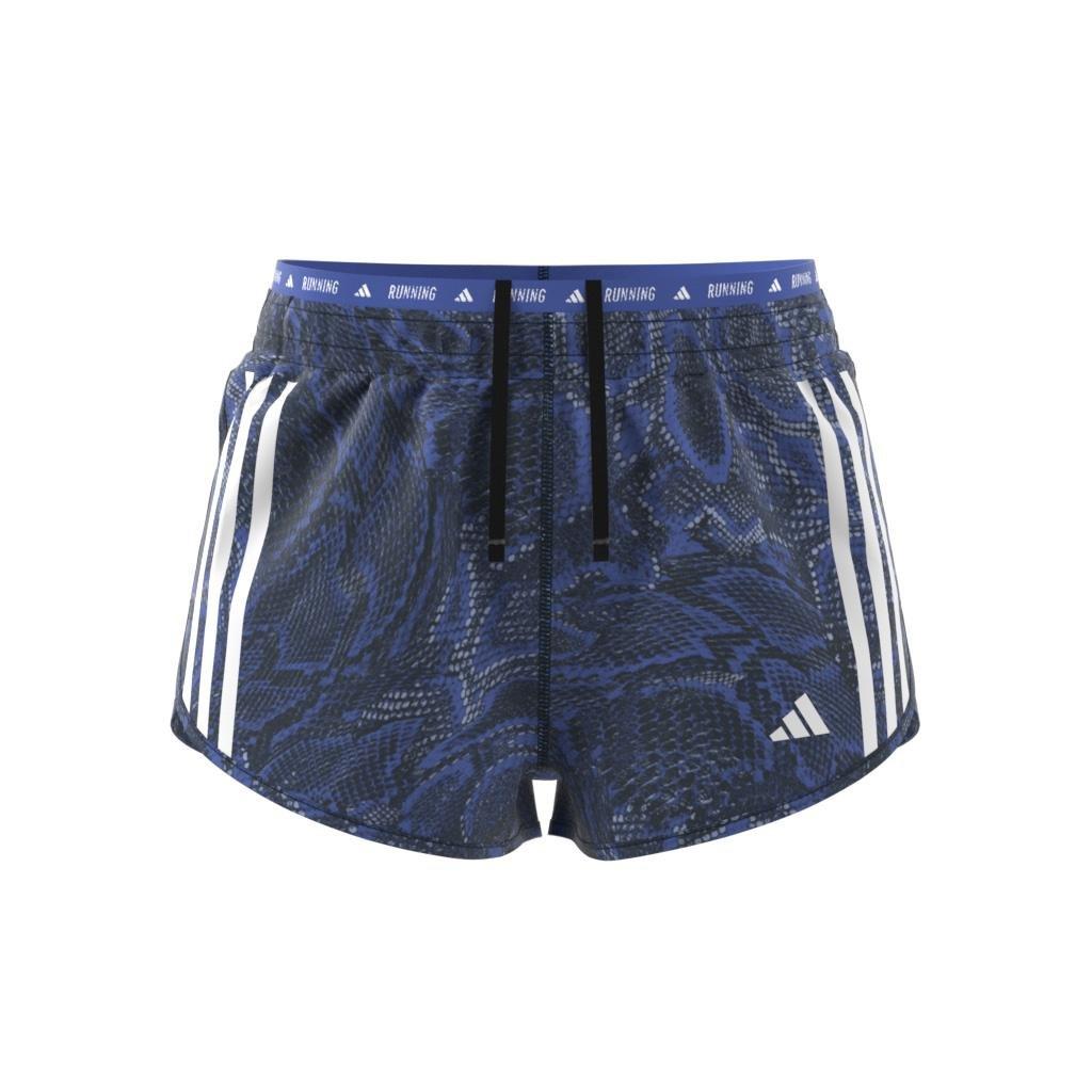 Own the Run Excite Allover Print AEROREADY Shorts, Blue, A701_ONE, large image number 13