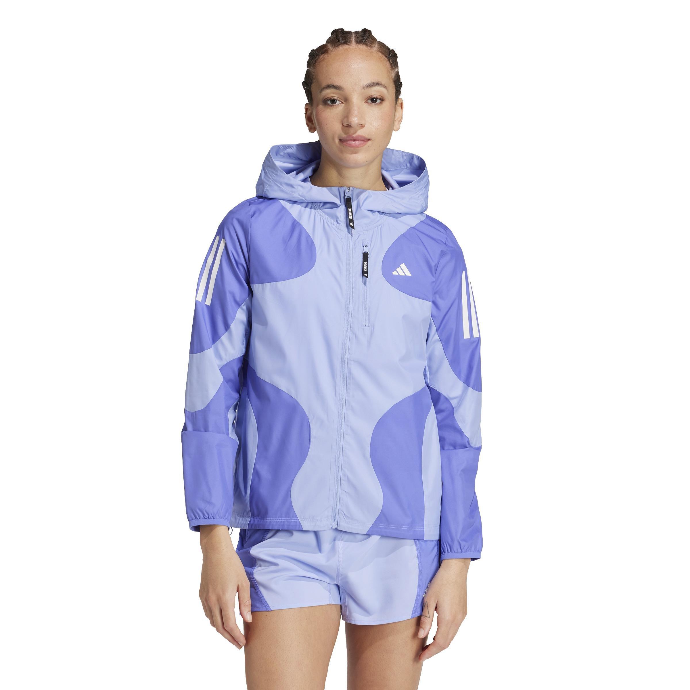 Own the Run Base WIND.RDY Jacket, Blue, A701_ONE, large image number 12