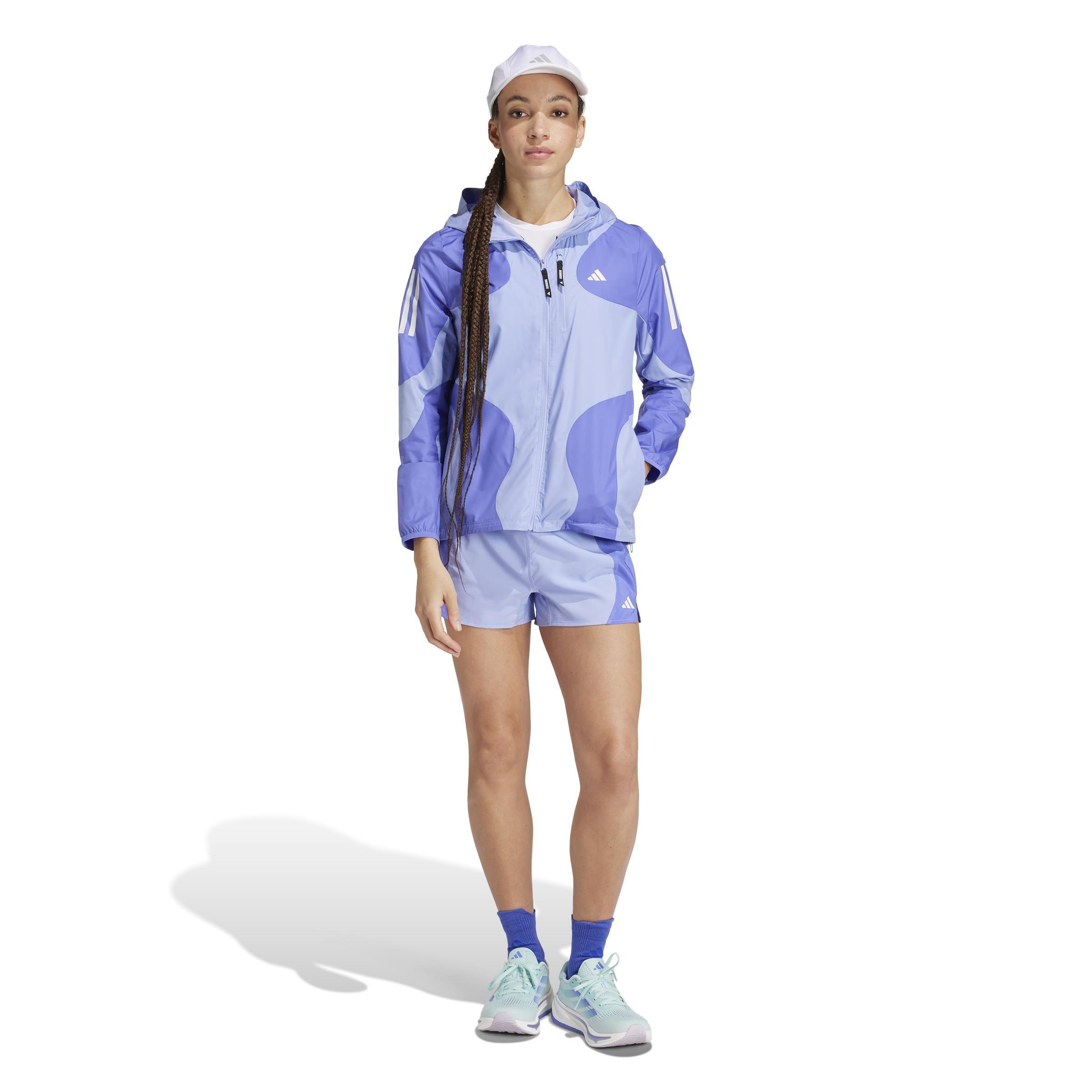 Own the Run Base WIND.RDY Jacket, Blue, A701_ONE, large image number 13