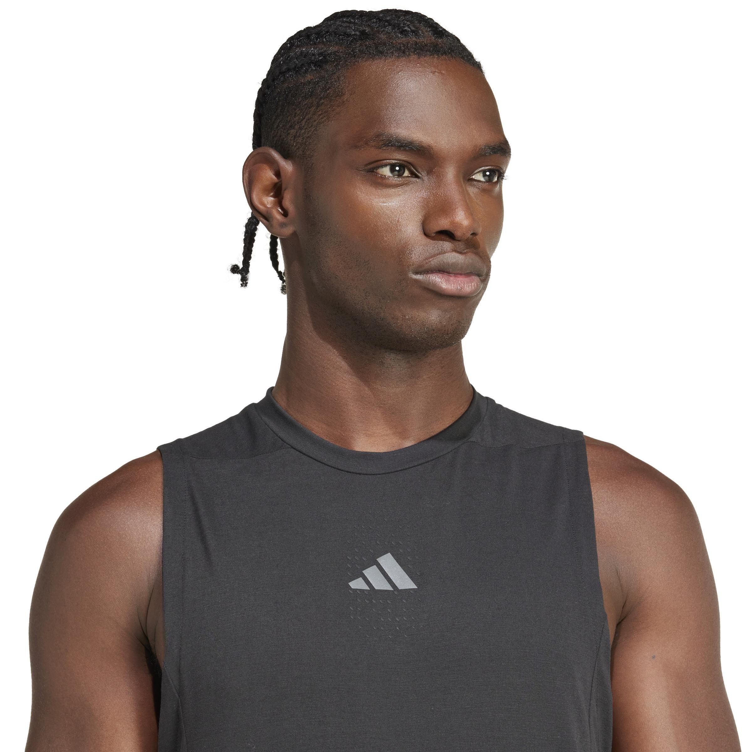 Aeroready Hiit Graphic Tank Top, Black, A701_ONE, large image number 5