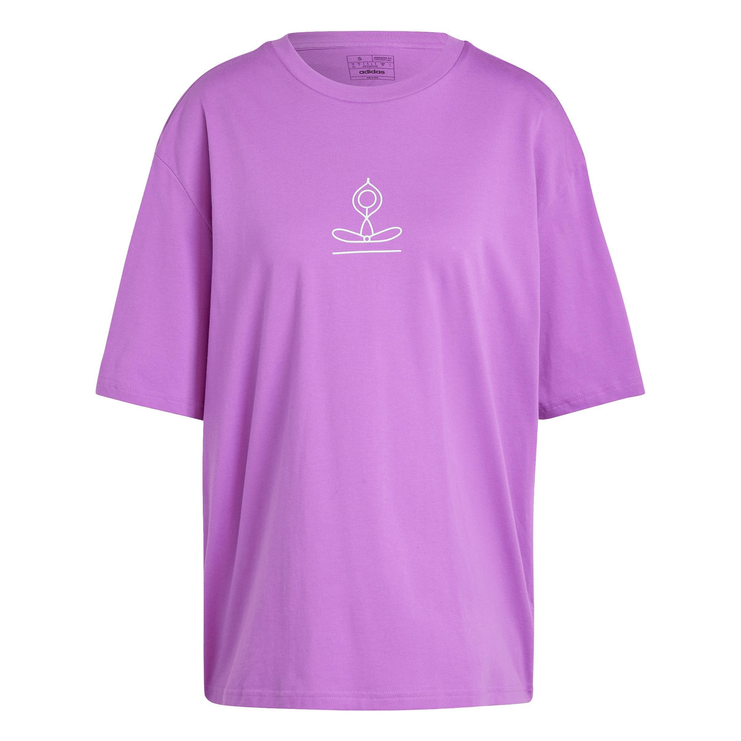 Yoga Stay Balanced Graphic T-Shirt, Purple, A701_ONE, large image number 2