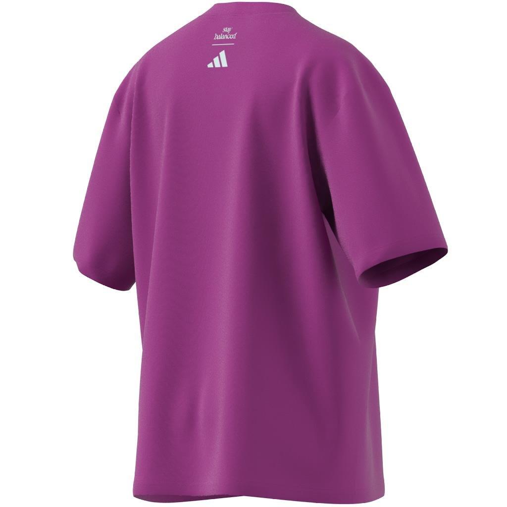 Yoga Stay Balanced Graphic T-Shirt, Purple, A701_ONE, large image number 7