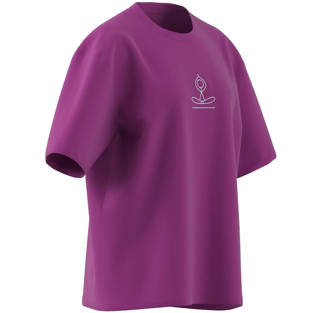 Yoga Stay Balanced Graphic T-Shirt, Purple, A701_ONE, large image number 11