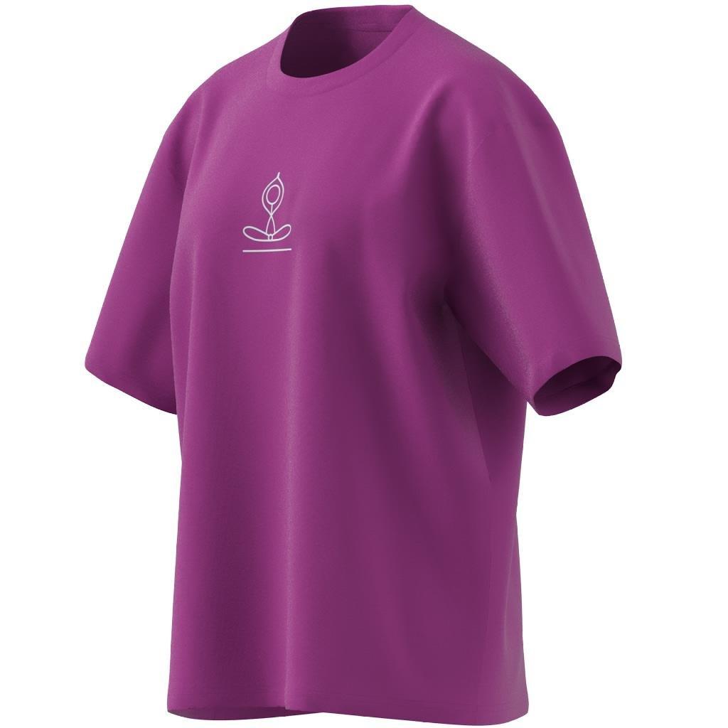 Yoga Stay Balanced Graphic T-Shirt, Purple, A701_ONE, large image number 12