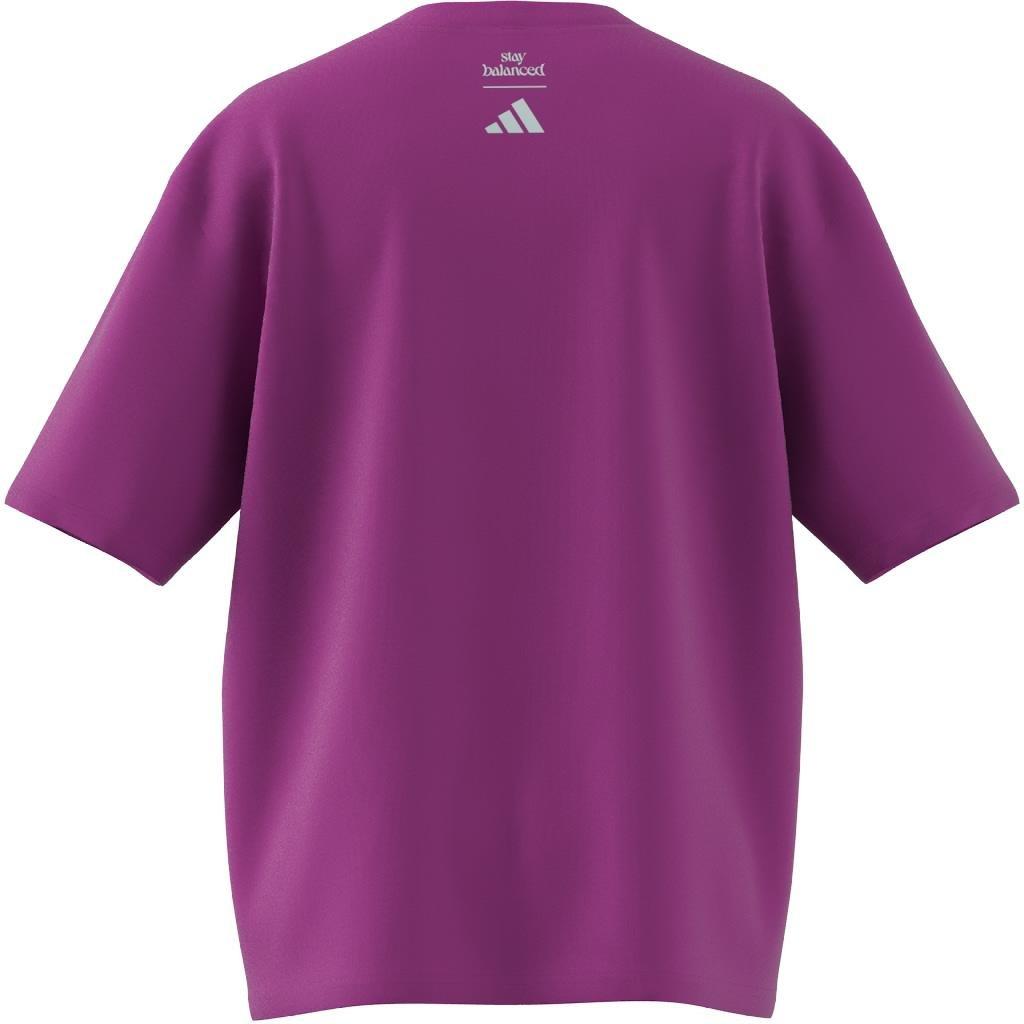 Yoga Stay Balanced Graphic T-Shirt, Purple, A701_ONE, large image number 14