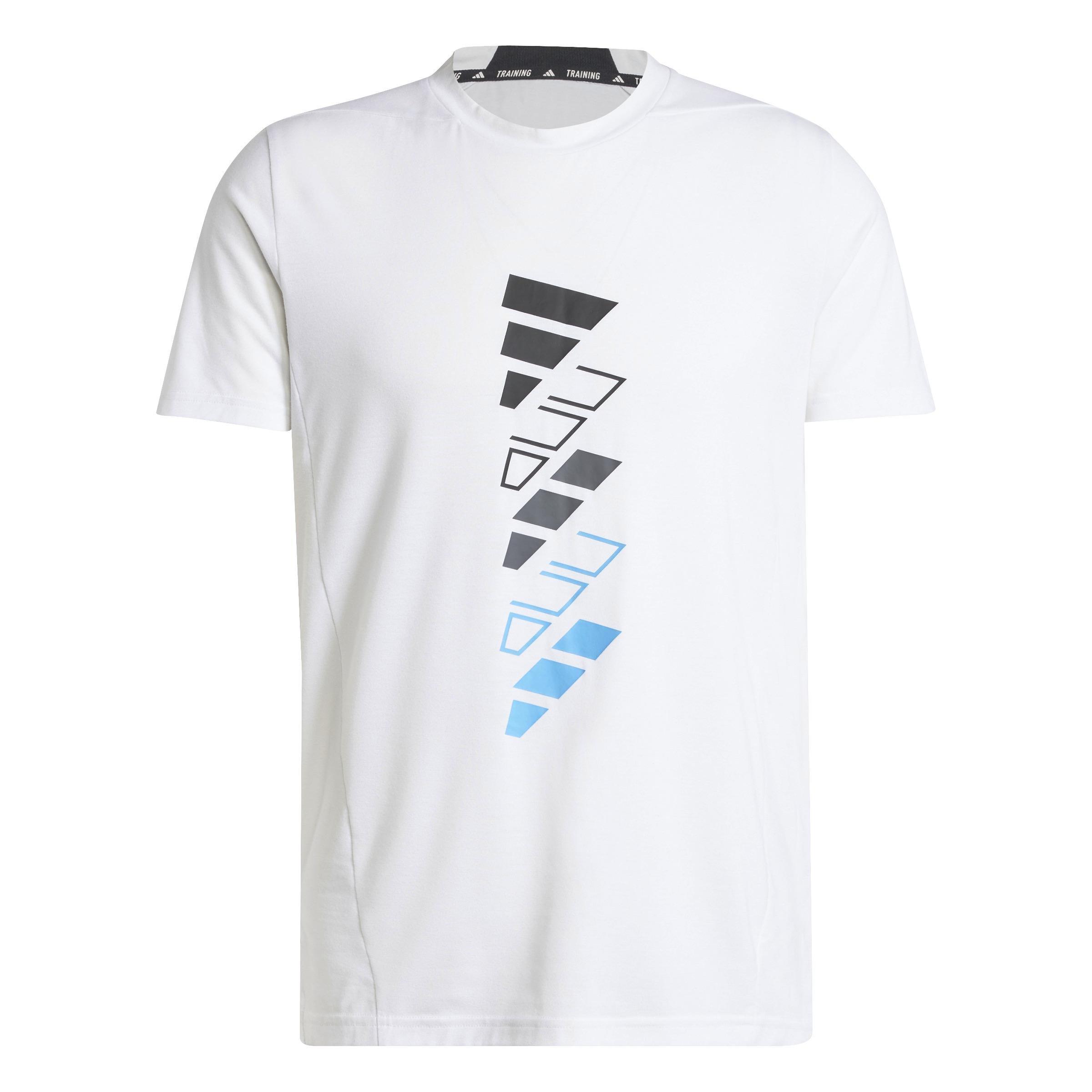 AEROREADY Designed for Training Logo Graphic T-Shirt, White, A701_ONE, large image number 1