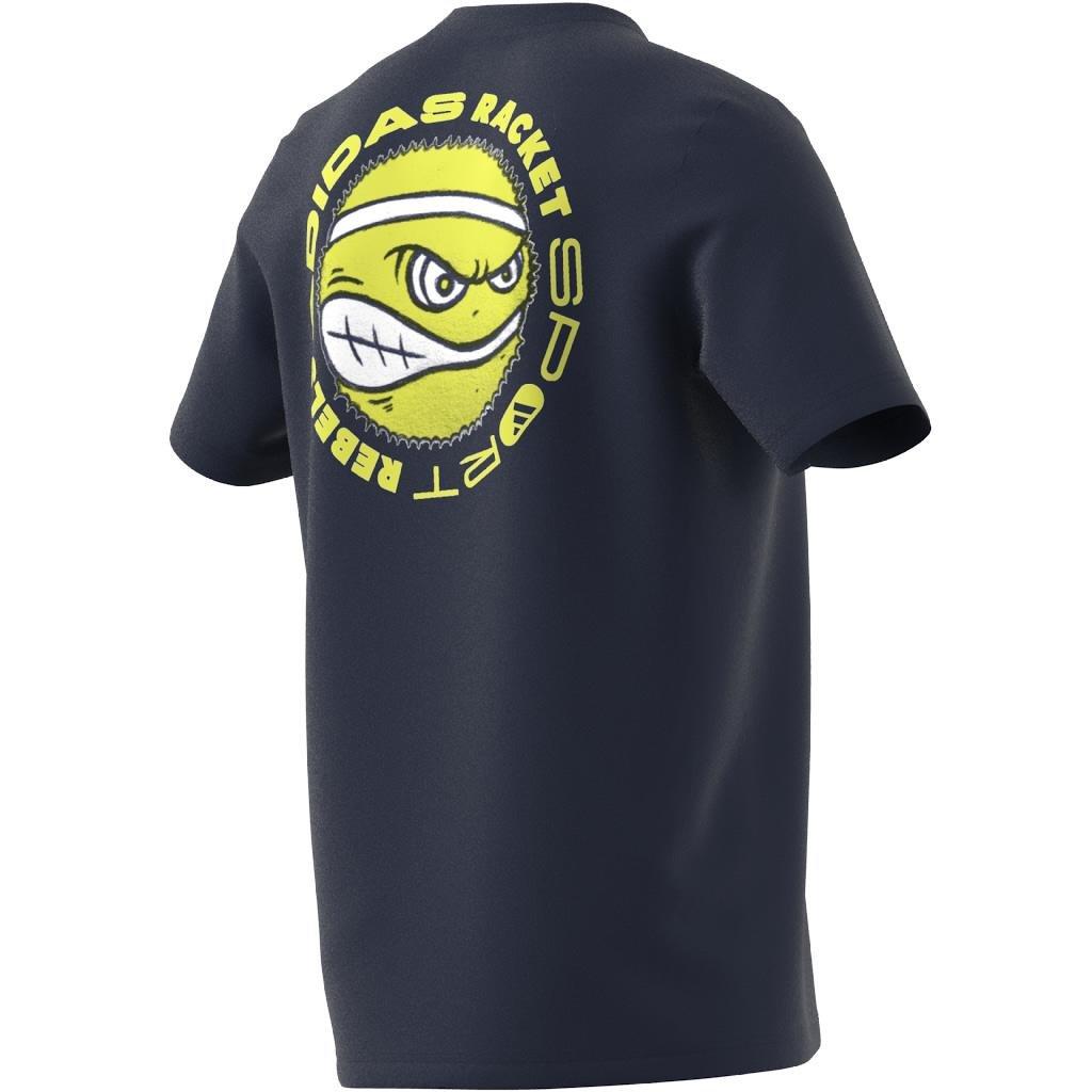 Racket Sport Rebels Graphic T-Shirt, Blue, A701_ONE, large image number 7