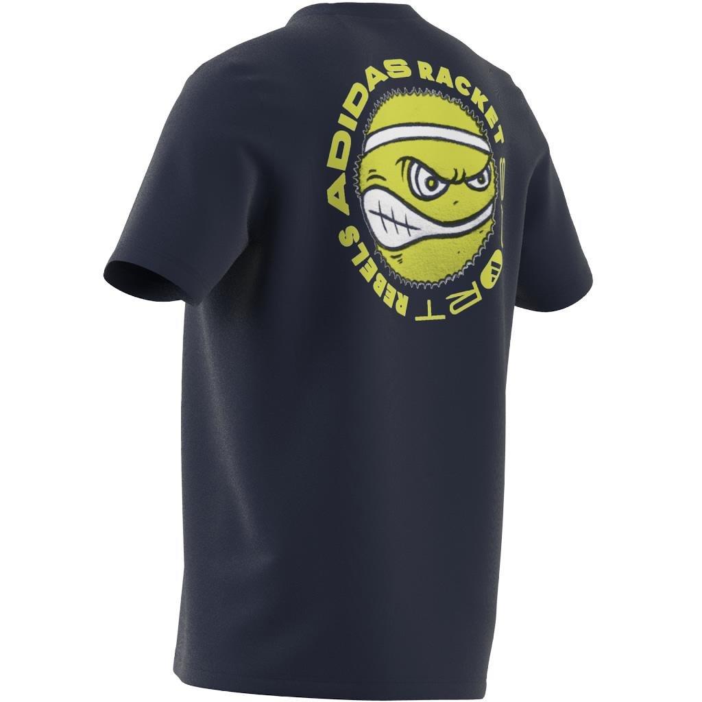 Racket Sport Rebels Graphic T-Shirt, Blue, A701_ONE, large image number 11