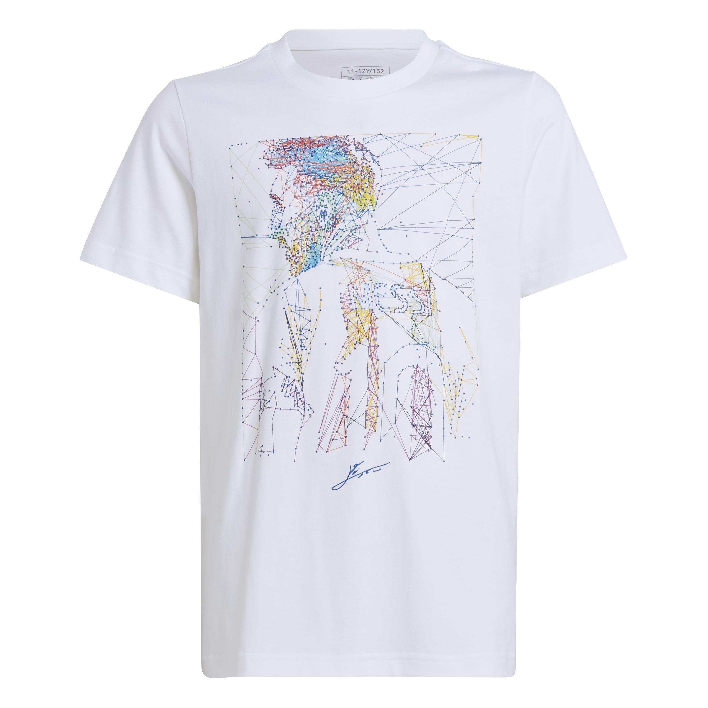 Messi Football Graphic T-Shirt Kids WHITE Male Kids, A701_ONE, large image number 2