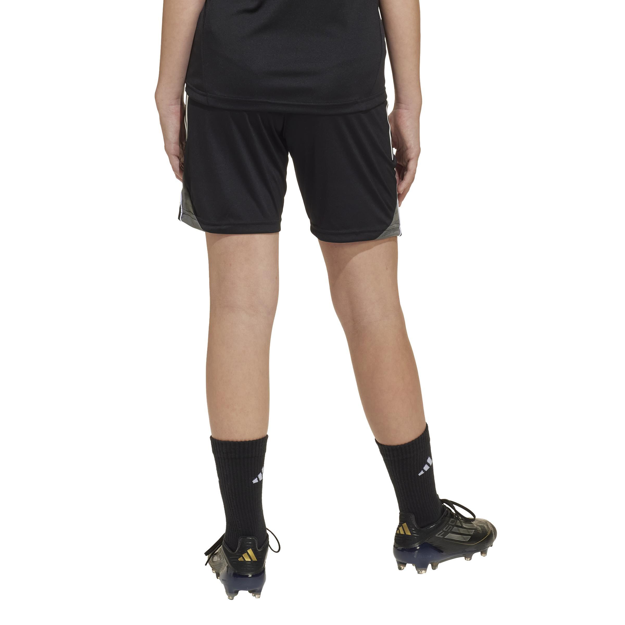 Unisex Kids Tiro 25 Competition Training Shorts, Black, A701_ONE, large image number 1