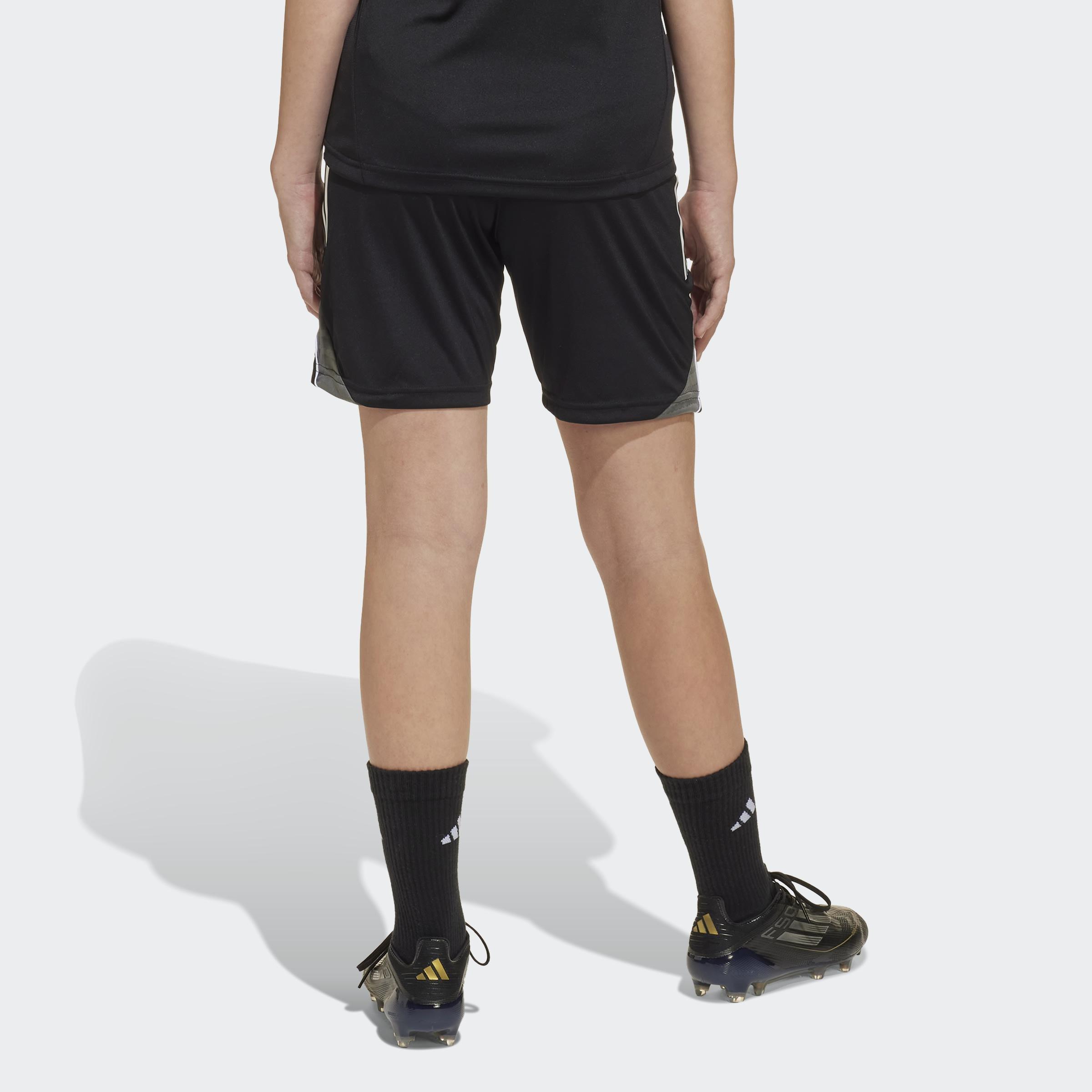 Unisex Kids Tiro 25 Competition Training Shorts, Black, , large image number 3