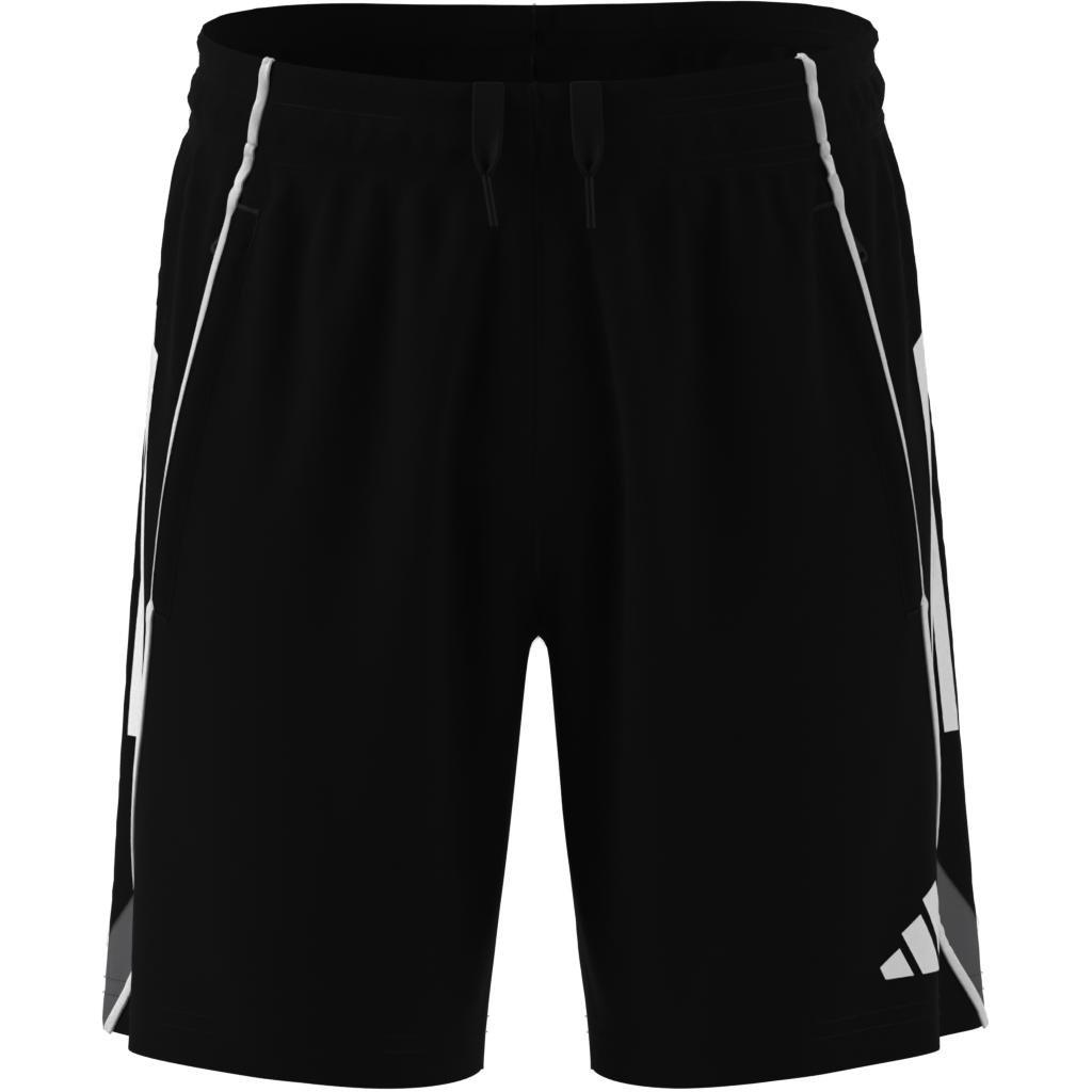 Unisex Kids Tiro 25 Competition Training Shorts, Black, A701_ONE, large image number 4