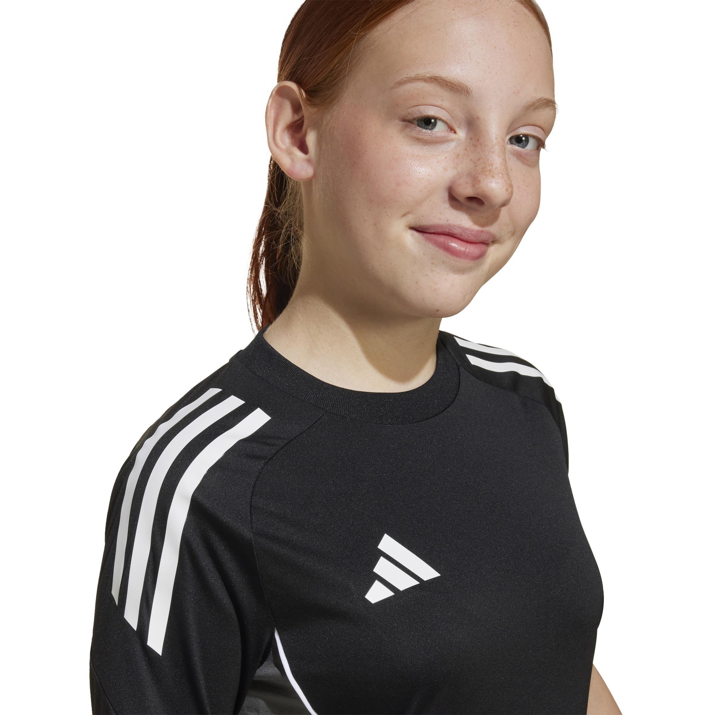 Unisex Kids Tiro 25 Competition Training Jersey, Black, , large image number 5