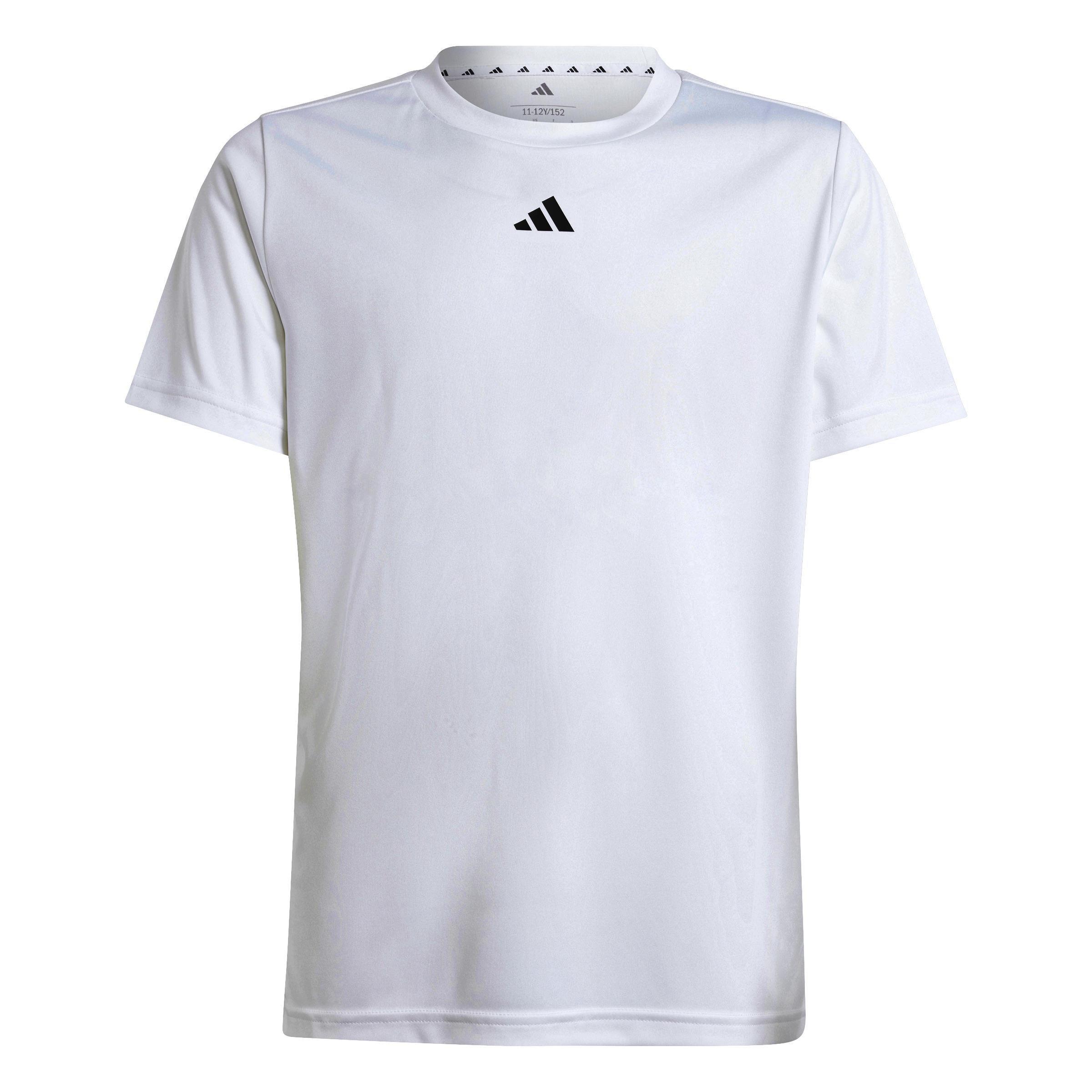 Unisex Kids Train Essentials Logo Regular Fit T-Shirt, White, , large image number 1