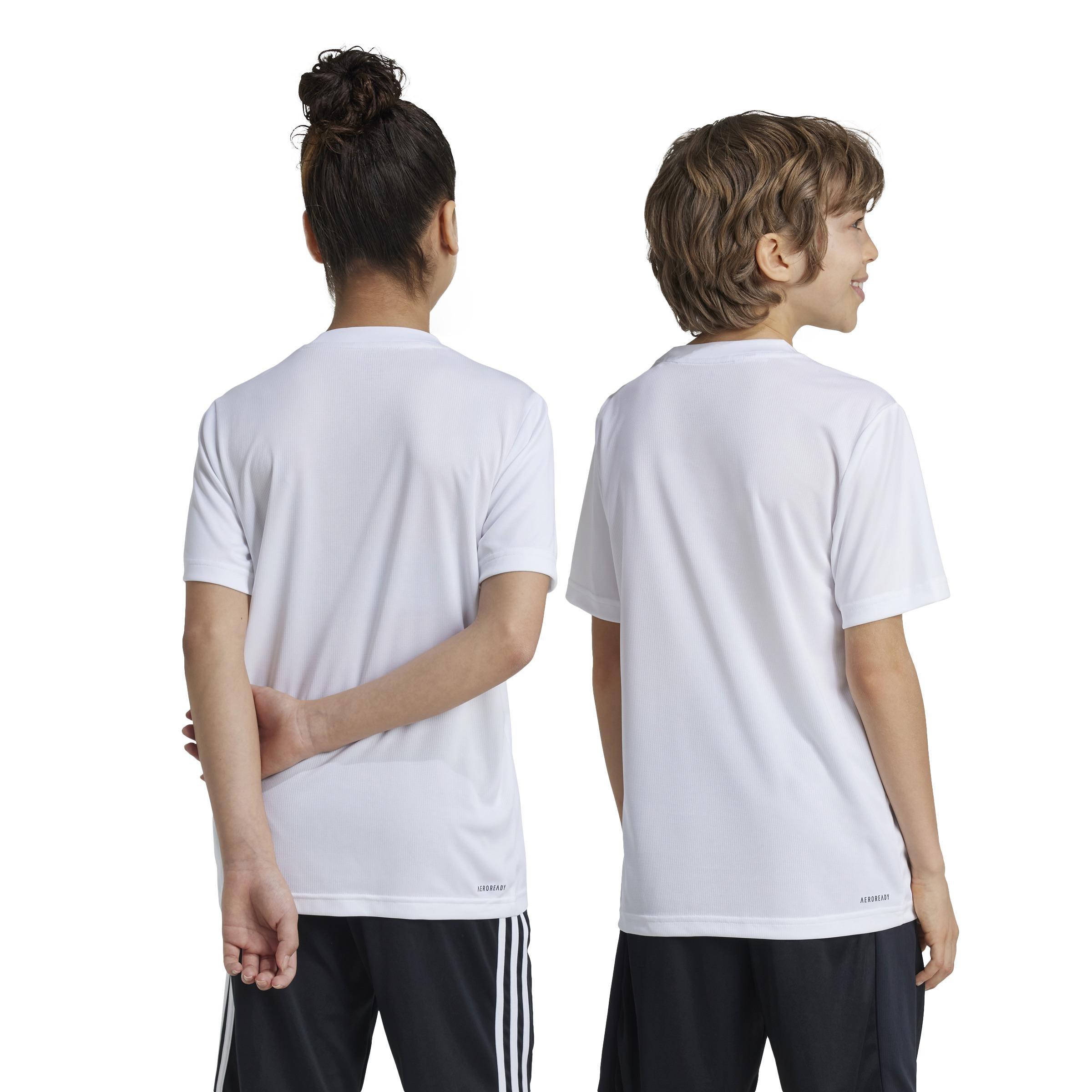 Unisex Kids Train Essentials Logo Regular Fit T-Shirt, White, , large image number 3