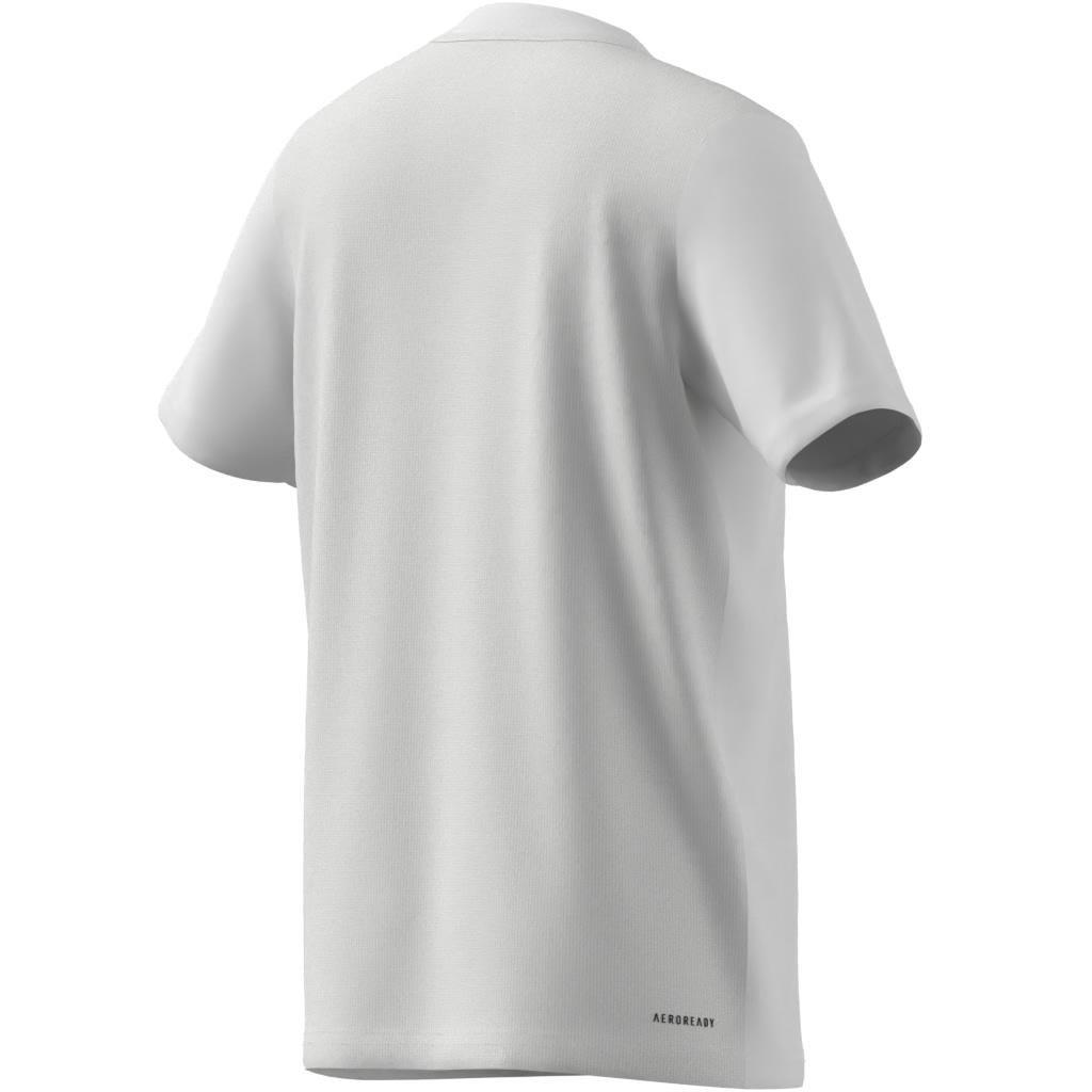 Unisex Train Essentials Logo Regular Fit T-Shirt, White, A701_ONE, large image number 10