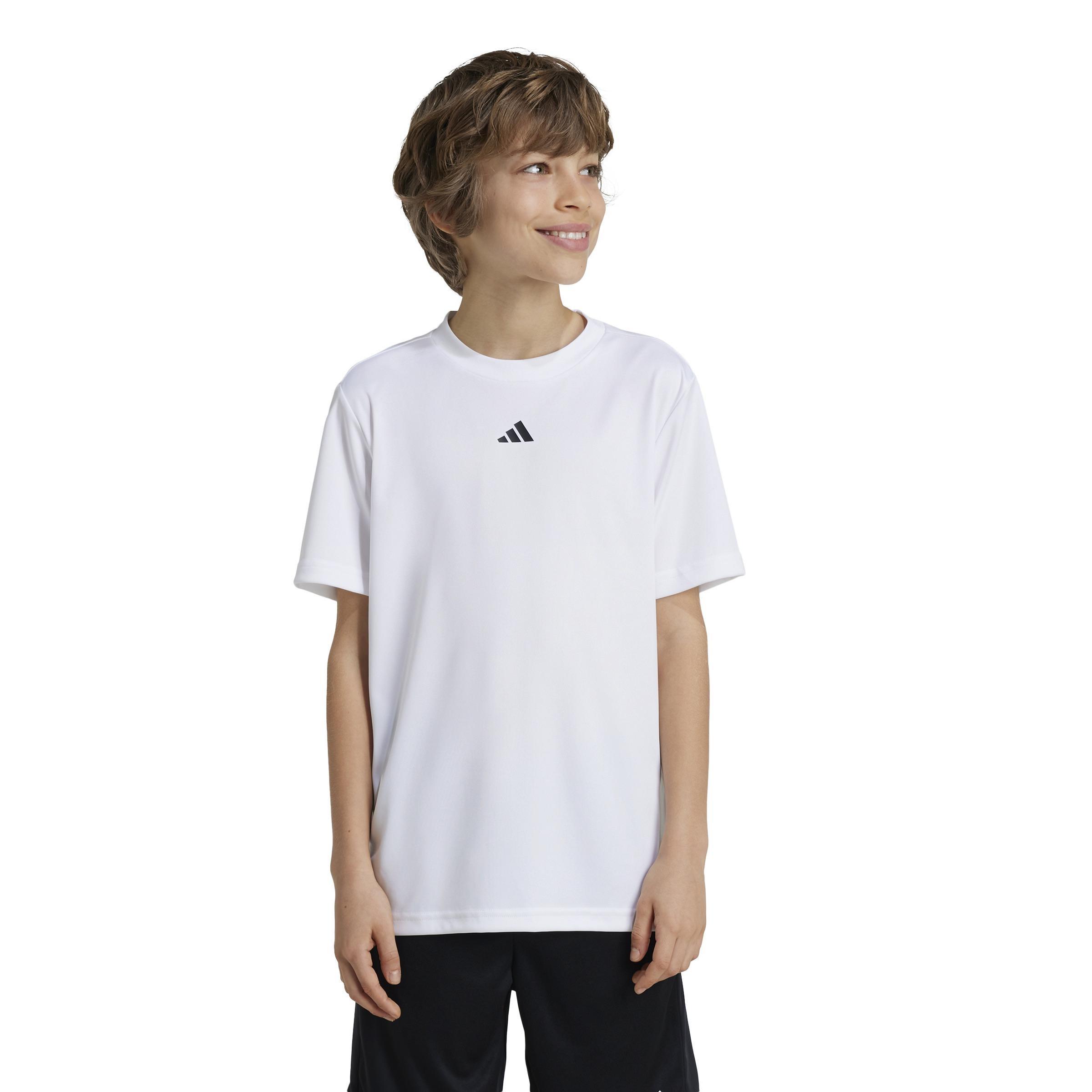 Unisex Kids Train Essentials Logo Regular Fit T-Shirt, White, , large image number 14