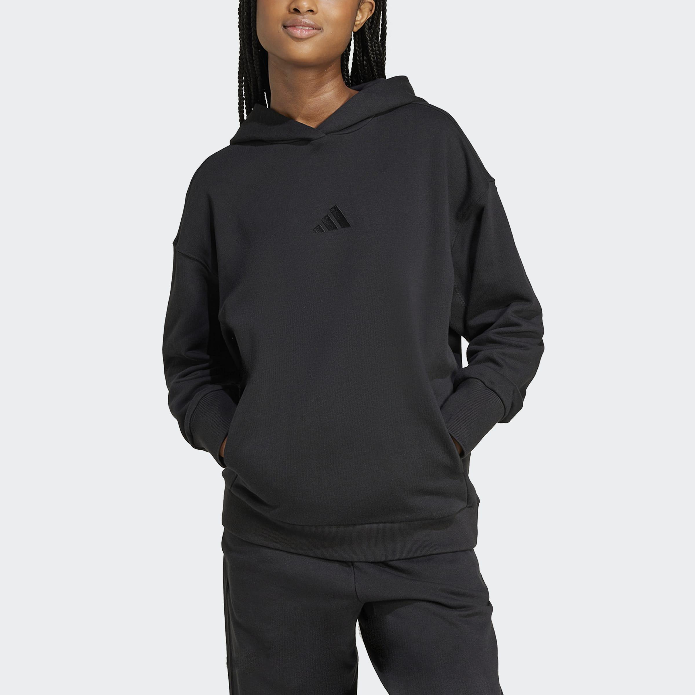 ALL SZN French Terry Loose Hoodie, Black, A701_ONE, large image number 0