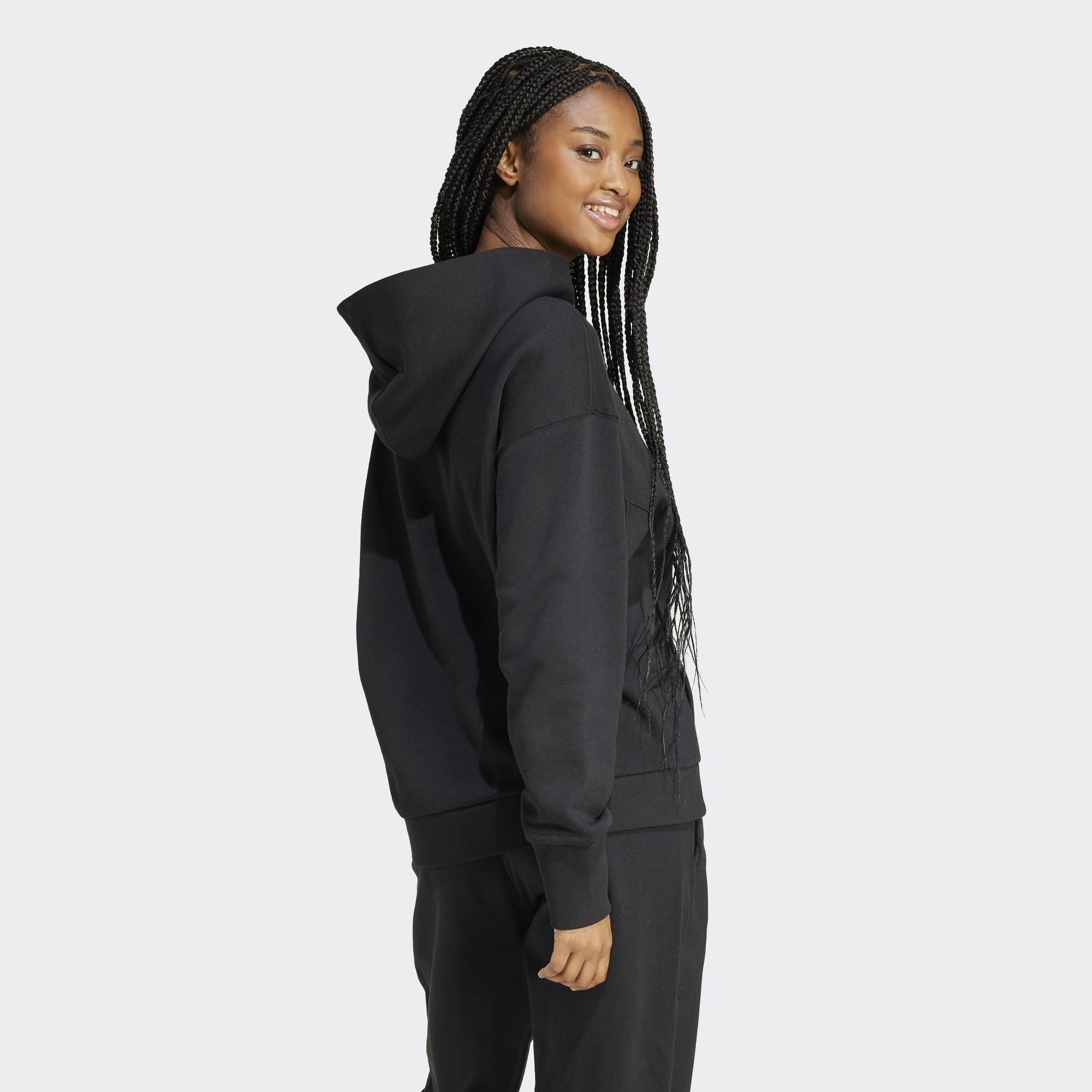 ALL SZN French Terry Loose Hoodie, Black, A701_ONE, large image number 2