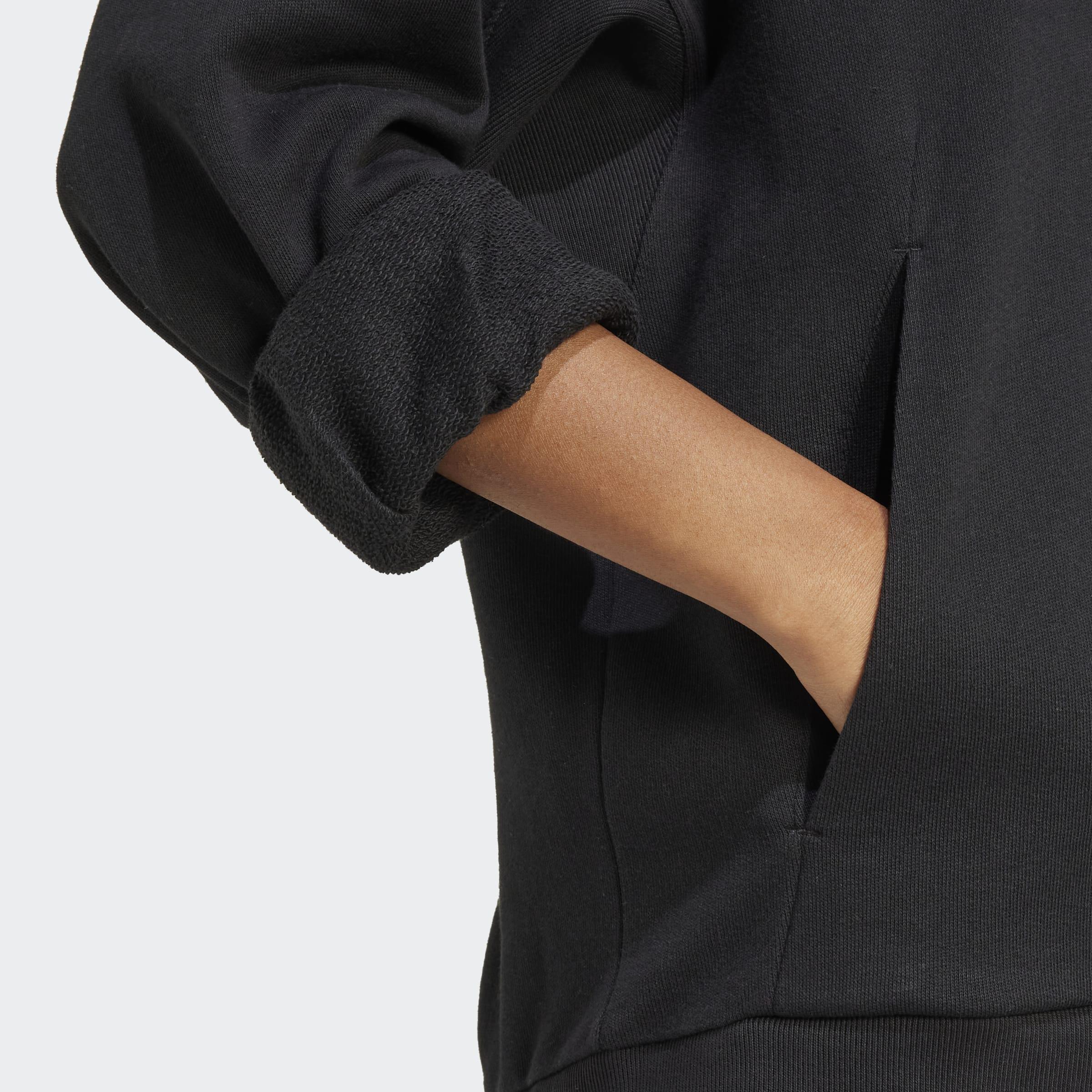 ALL SZN French Terry Loose Hoodie, Black, A701_ONE, large image number 4