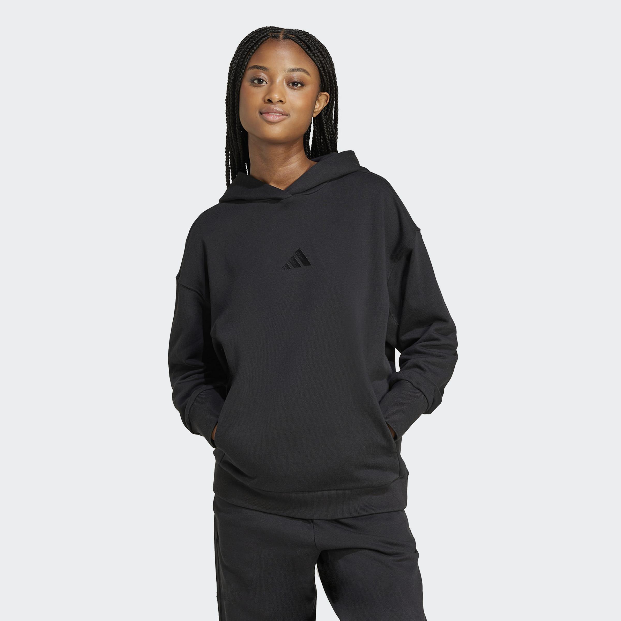 ALL SZN French Terry Loose Hoodie, Black, A701_ONE, large image number 6