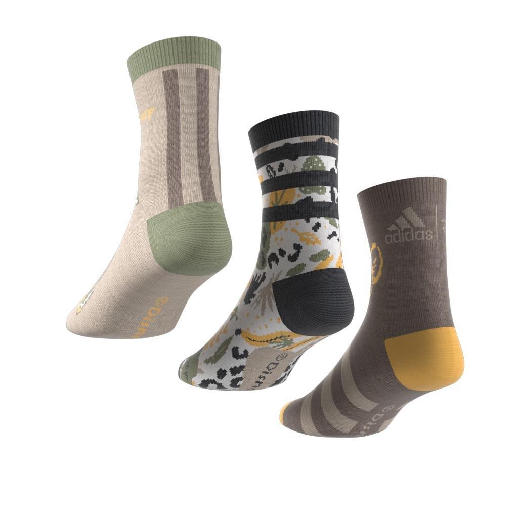 Kids Unisex Disney Lion King Socks - Set Of 3, Brown, A701_ONE, large image number 2