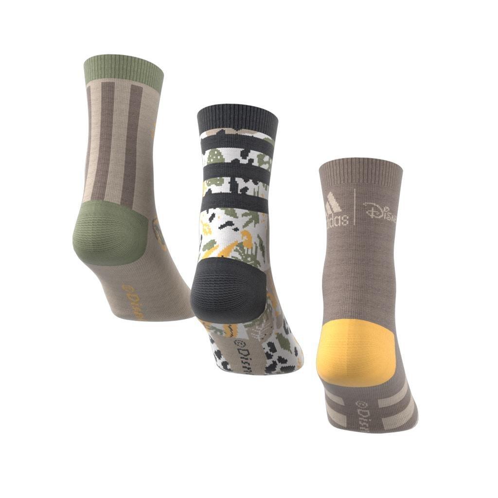 Unisex Kids Disney Lion King Socks - Set Of 3, Brown, A701_ONE, large image number 8