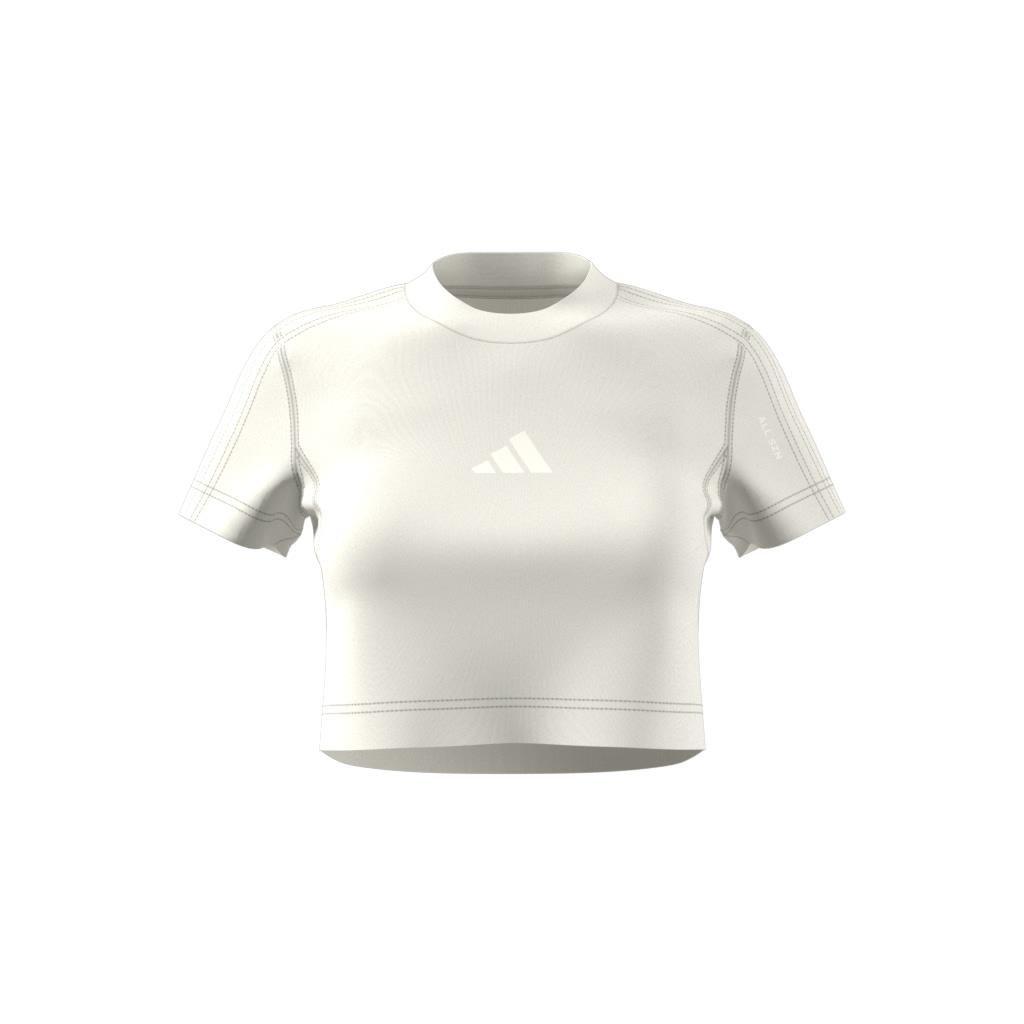 All Szn 3-Stripes Slim T-Shirt, White, A701_ONE, large image number 12