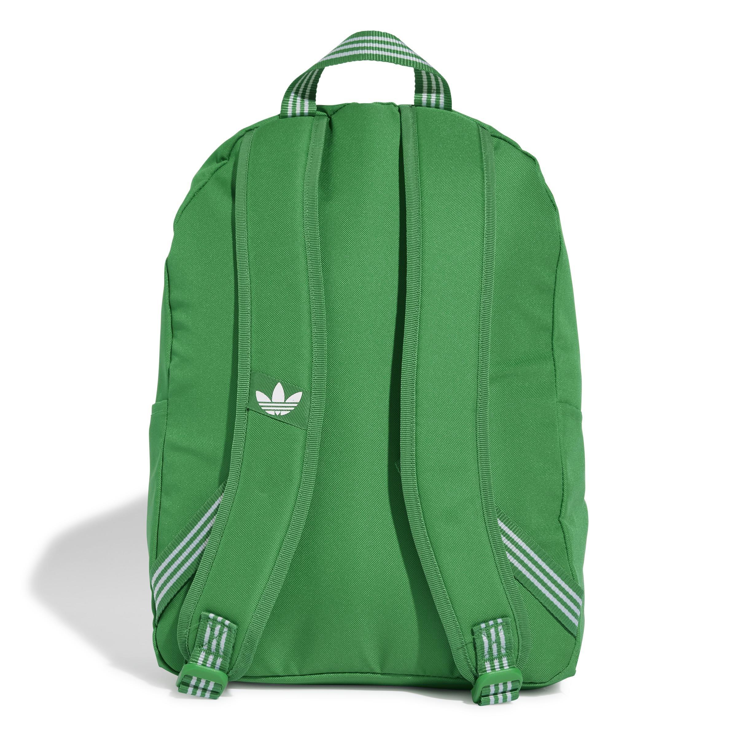 Unisex Adicolor Backpack, Green, A701_ONE, large image number 3