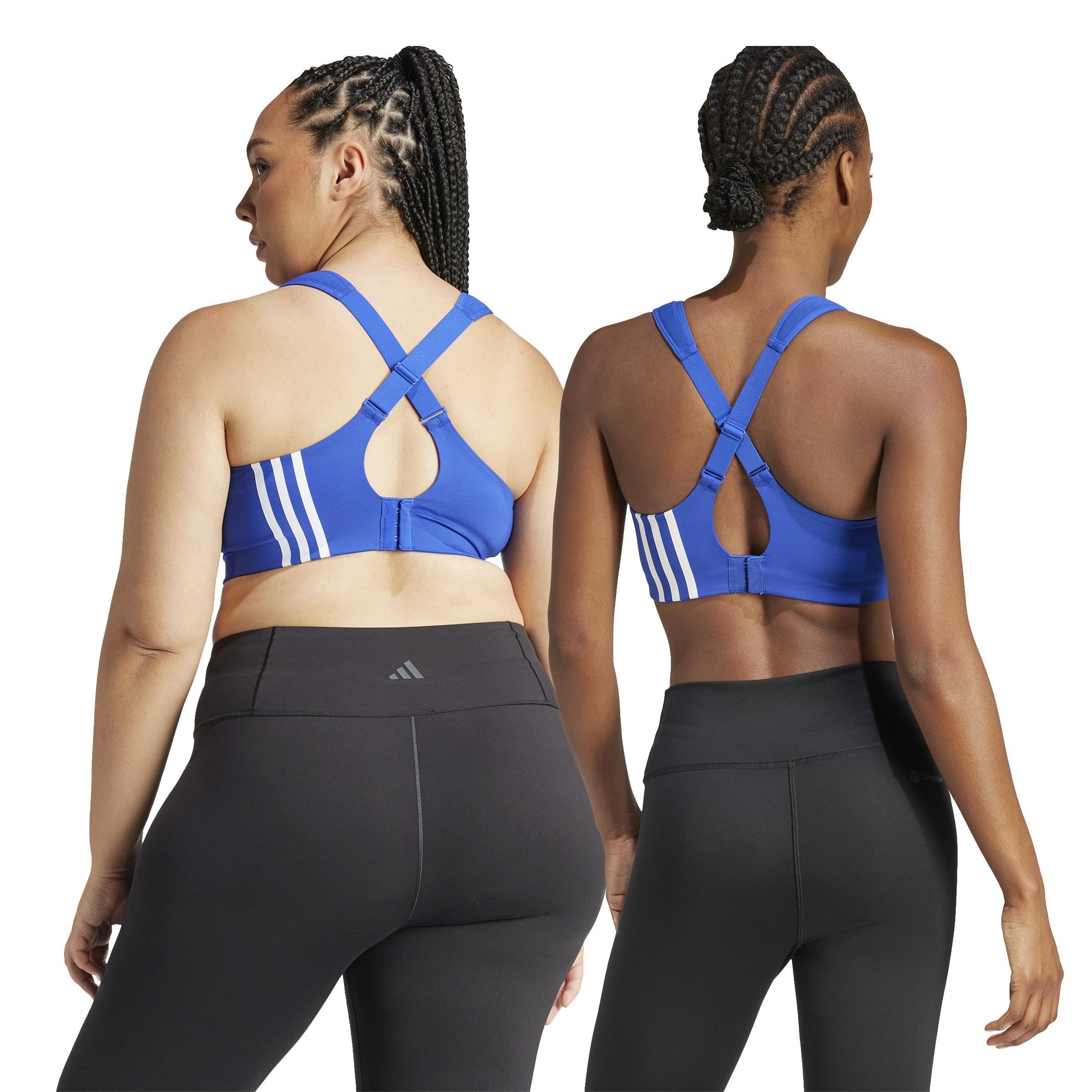 Tlrd Impact Training High-Support Bra, Blue, A701_ONE, large image number 5