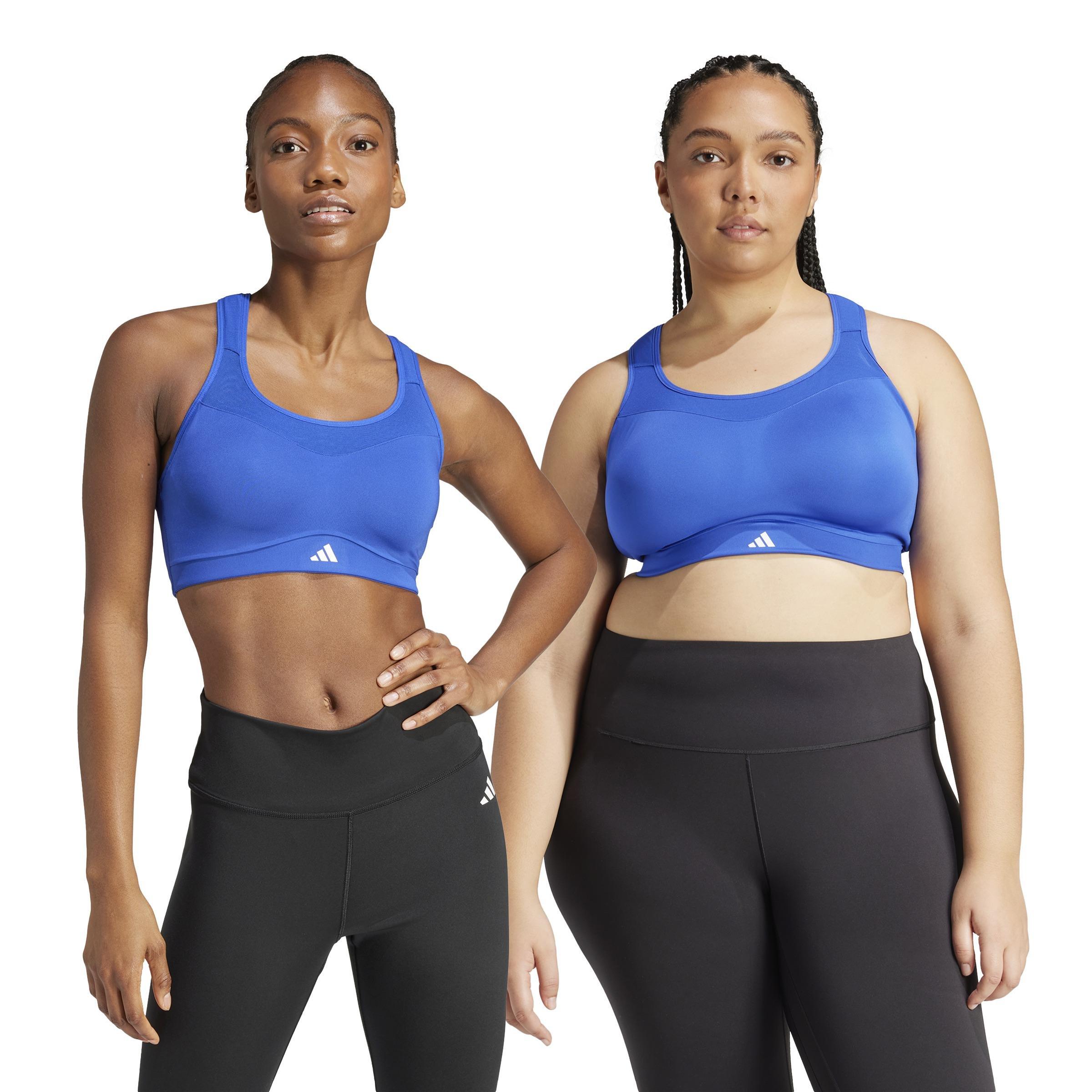 Tlrd Impact Training High-Support Bra, Blue, A701_ONE, large image number 9