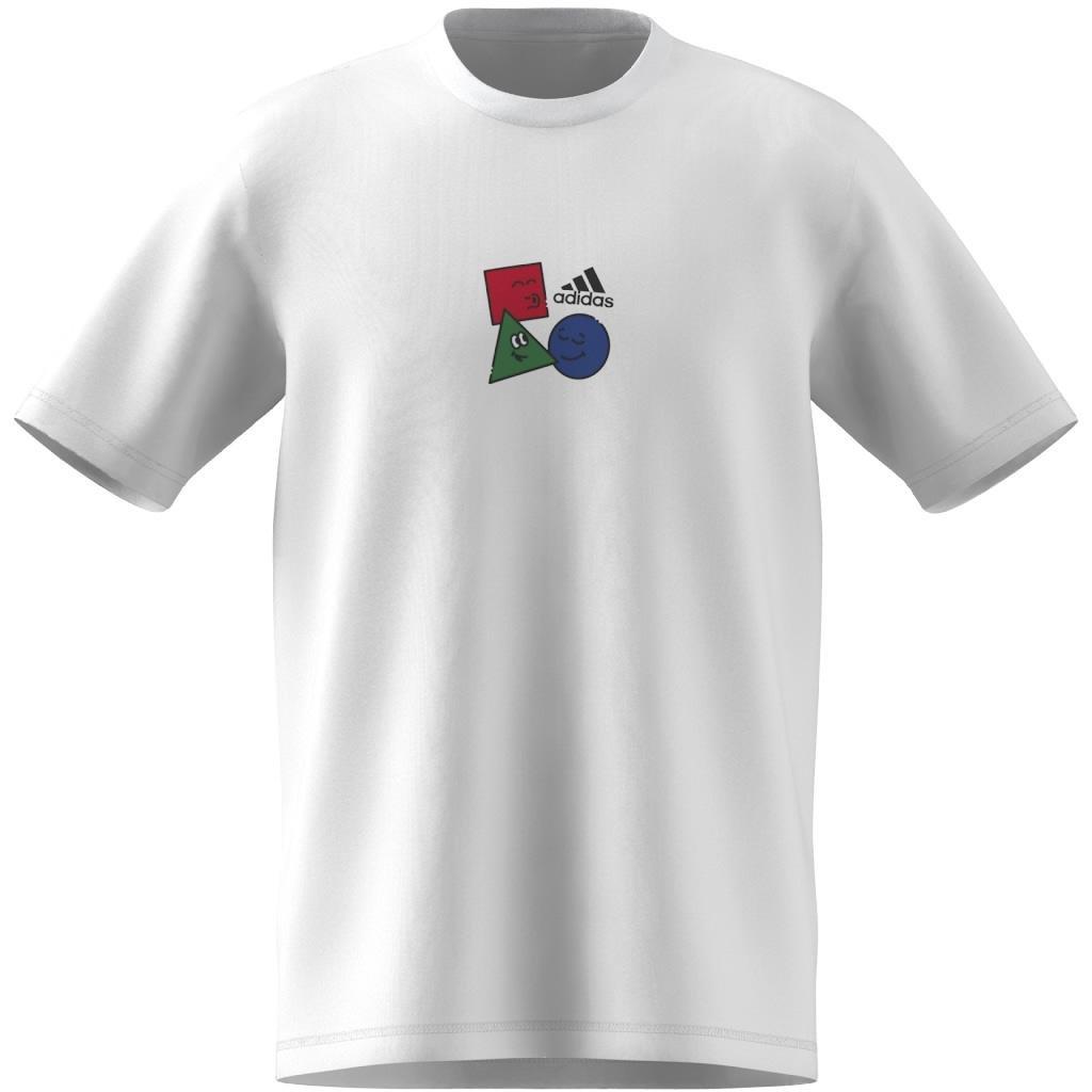 Positivity Shapes Graphic T-Shirt, White, A701_ONE, large image number 8