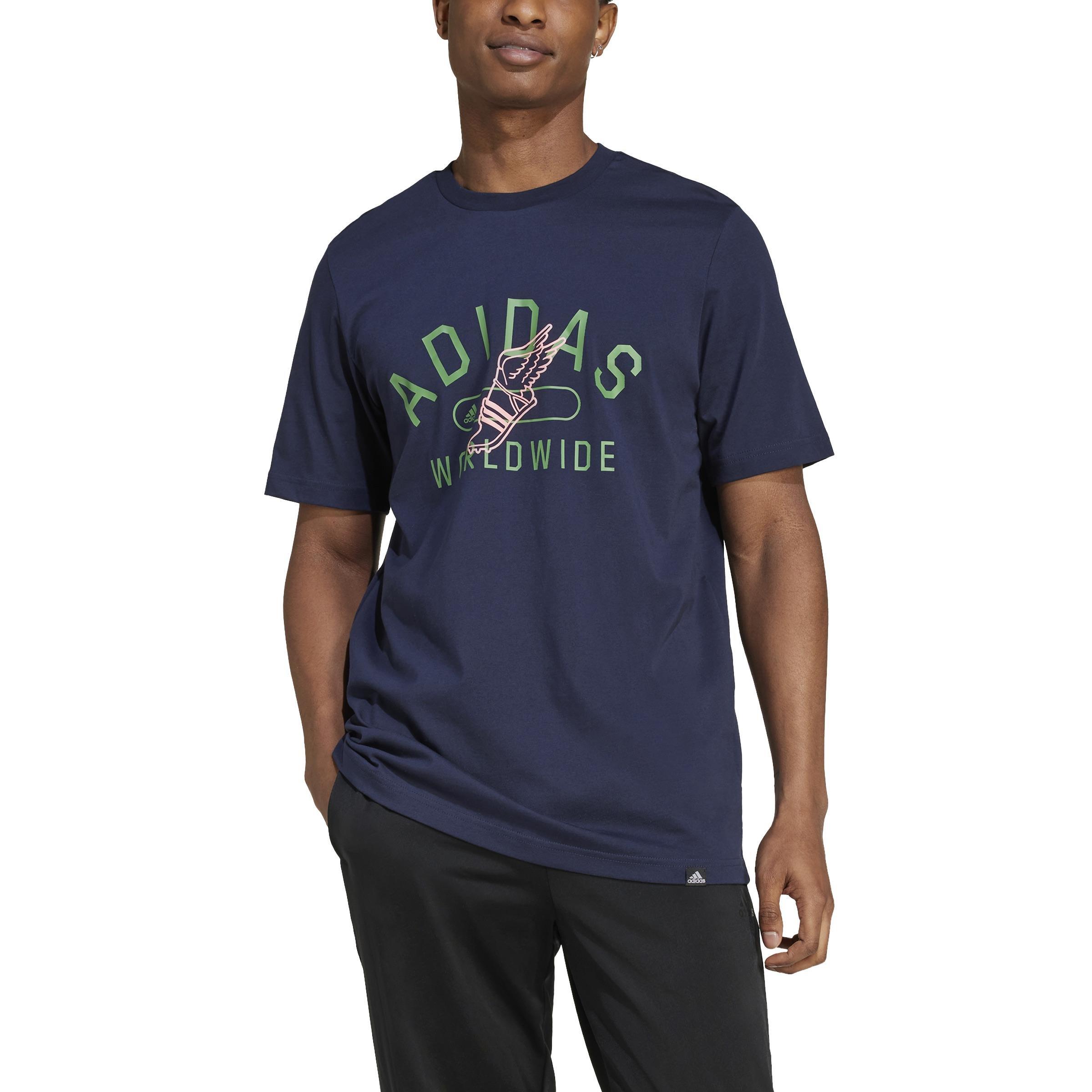 Collegiate Graphic Tee, Blue, A701_ONE, large image number 1