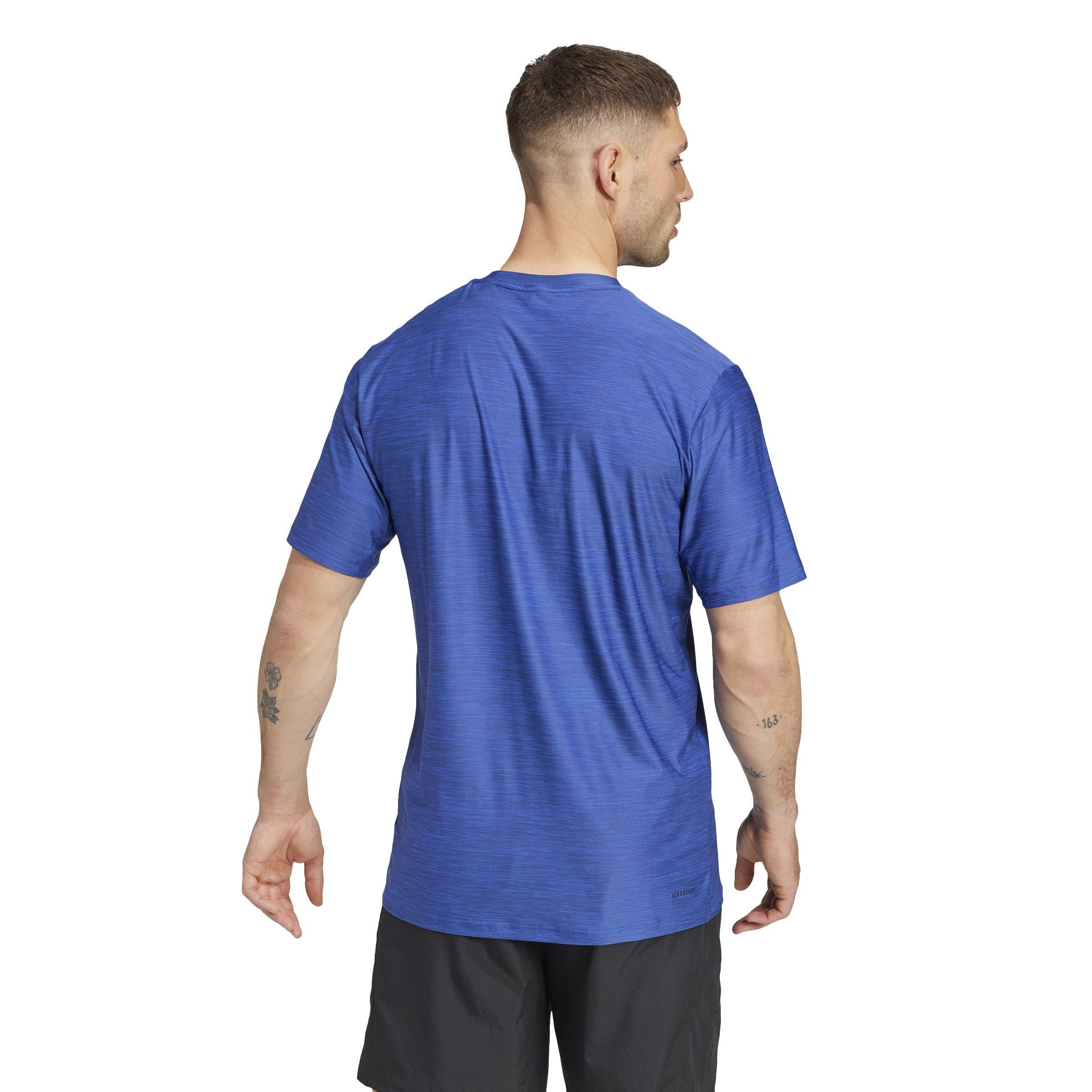 Train Essentials Stretch Training T-Shirt, Blue, A701_ONE, large image number 3