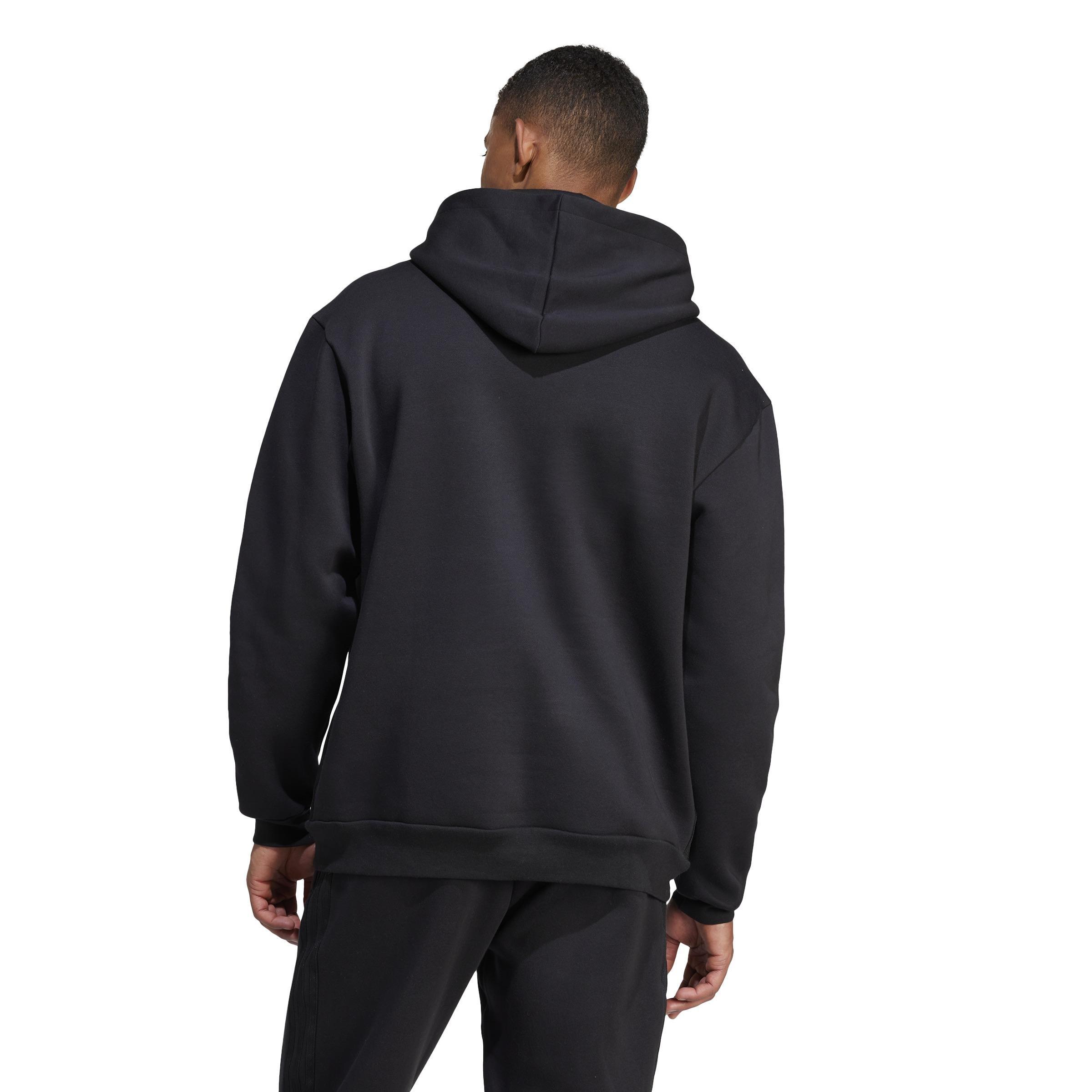 Brand Love Fleece Hoodie, Black, A701_ONE, large image number 3