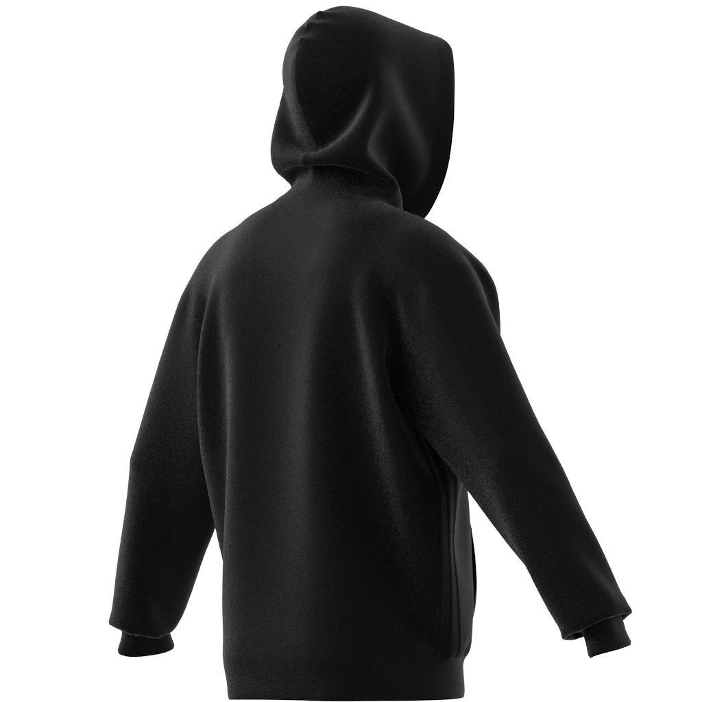 Brand Love Fleece Hoodie, Black, A701_ONE, large image number 9