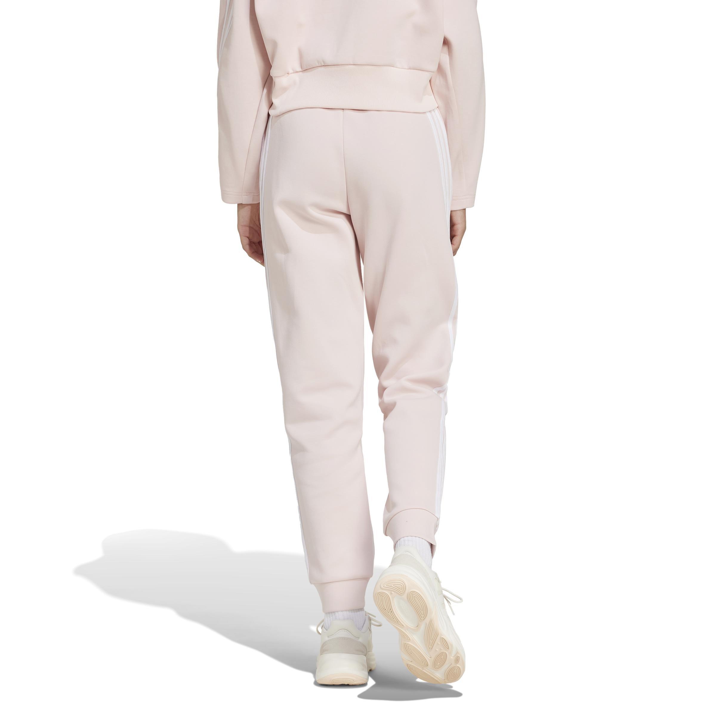 Future Icons 3-Stripes Regular Joggers, Pink, A701_ONE, large image number 2