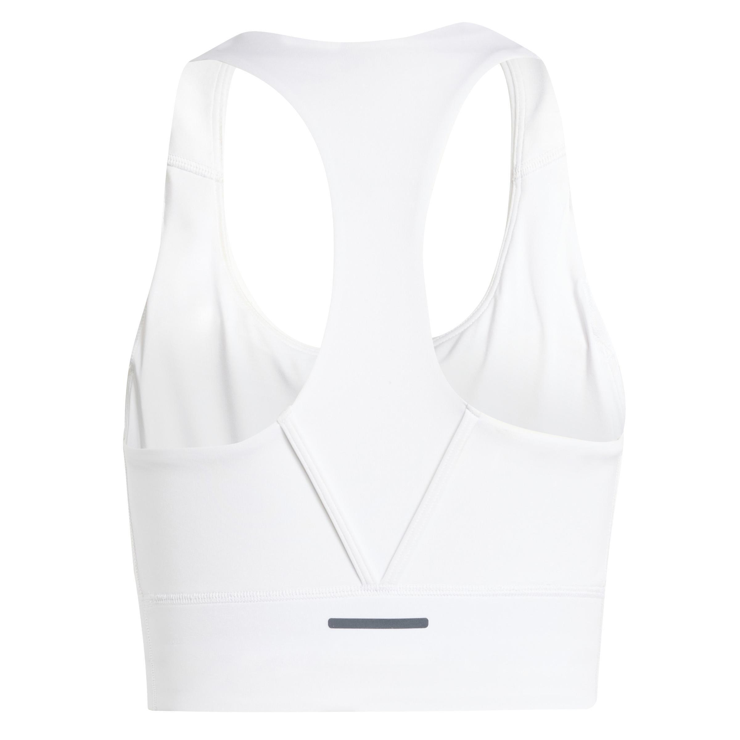 Run Pocket Medium-Support Bra, White, A701_ONE, large image number 4