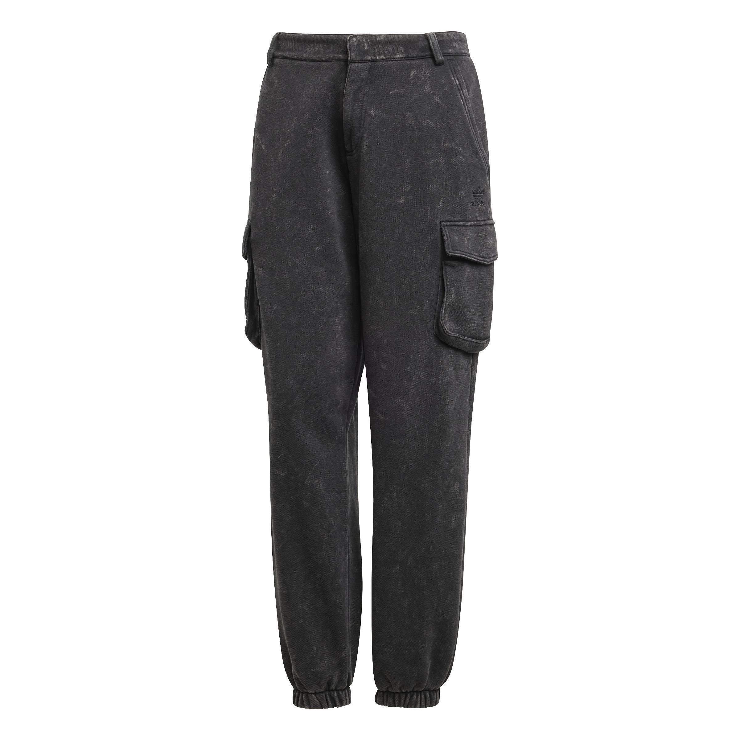 Washed Cargo Joggers, Black, A701_ONE, large image number 0