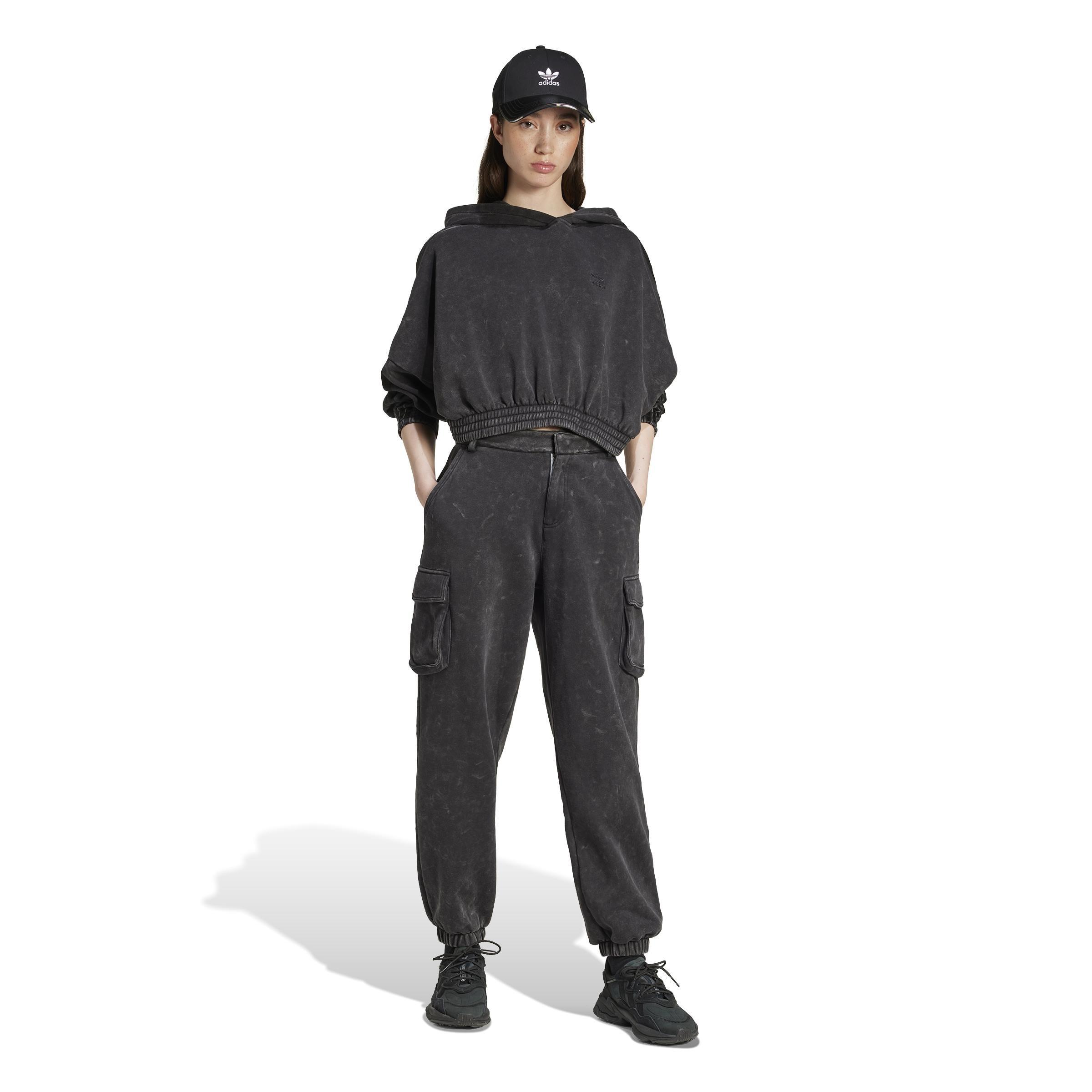 Washed Cargo Joggers, Black, A701_ONE, large image number 8