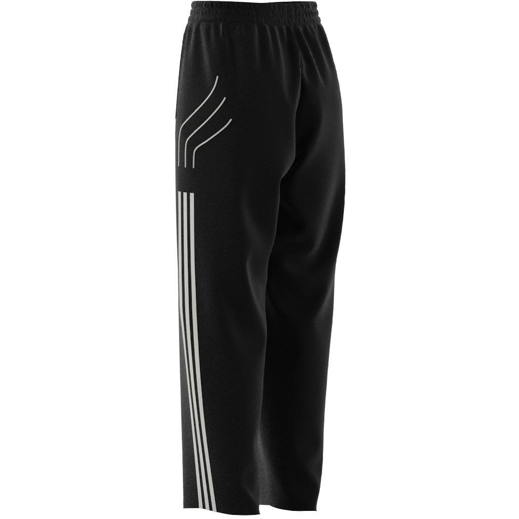 Piping Loose Track Tracksuit Bottoms, Black, A701_ONE, large image number 7